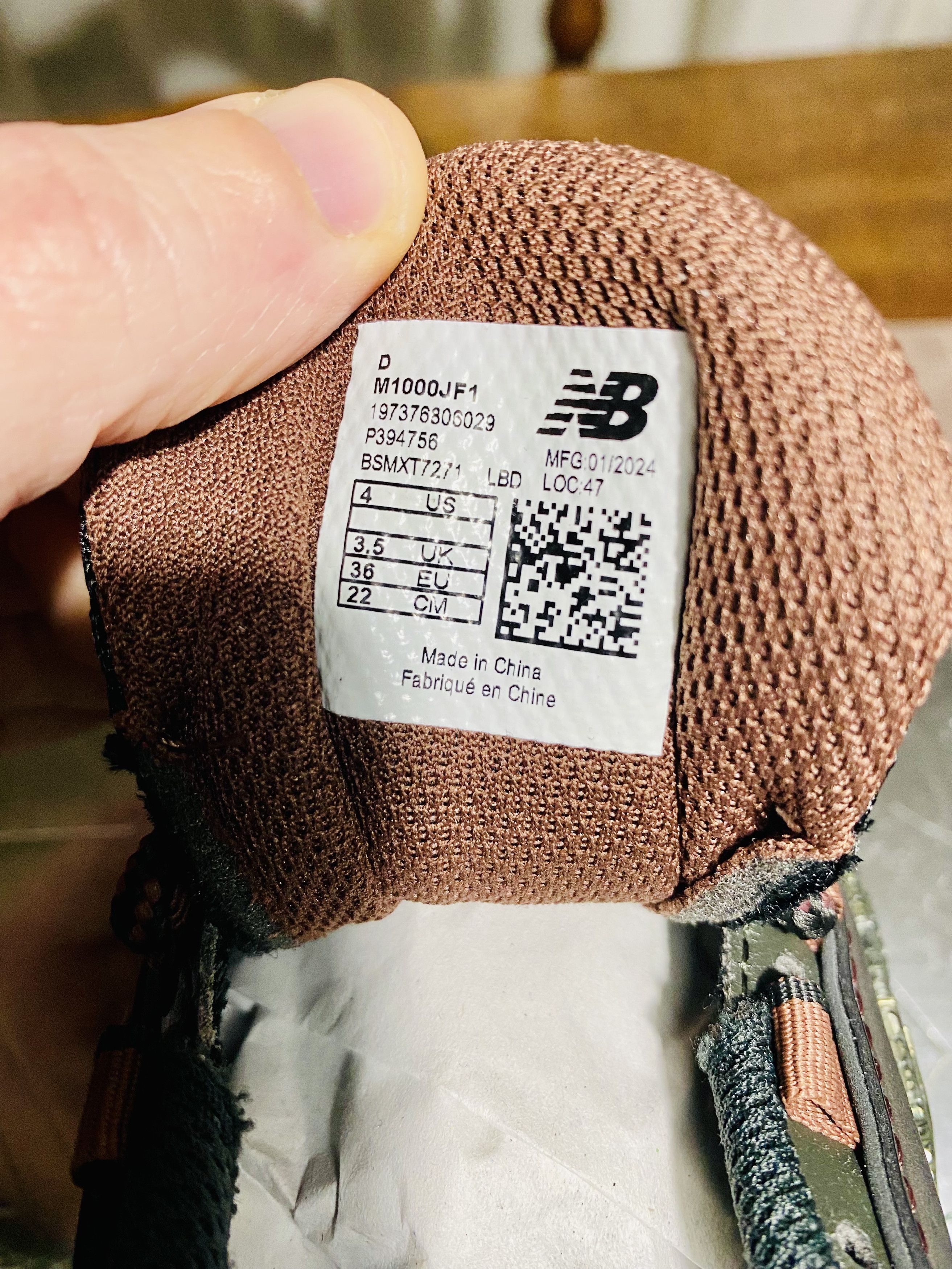 New Balance × Nike New Balance 1000 Joe Freshgoods Pure Black Ice Size US 4 / IT 34 - 9 Thumbnail