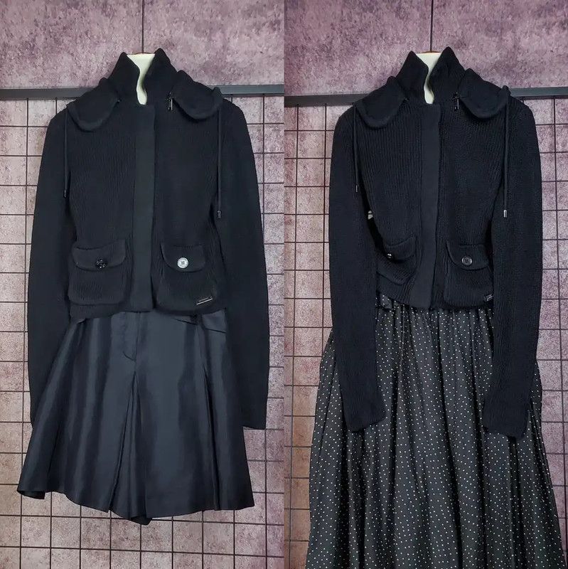 Burberry Burberry Black Logo Hooded Long Sleeve Knit Top Size S / US 4 / IT 40 - 1 Thumbnail