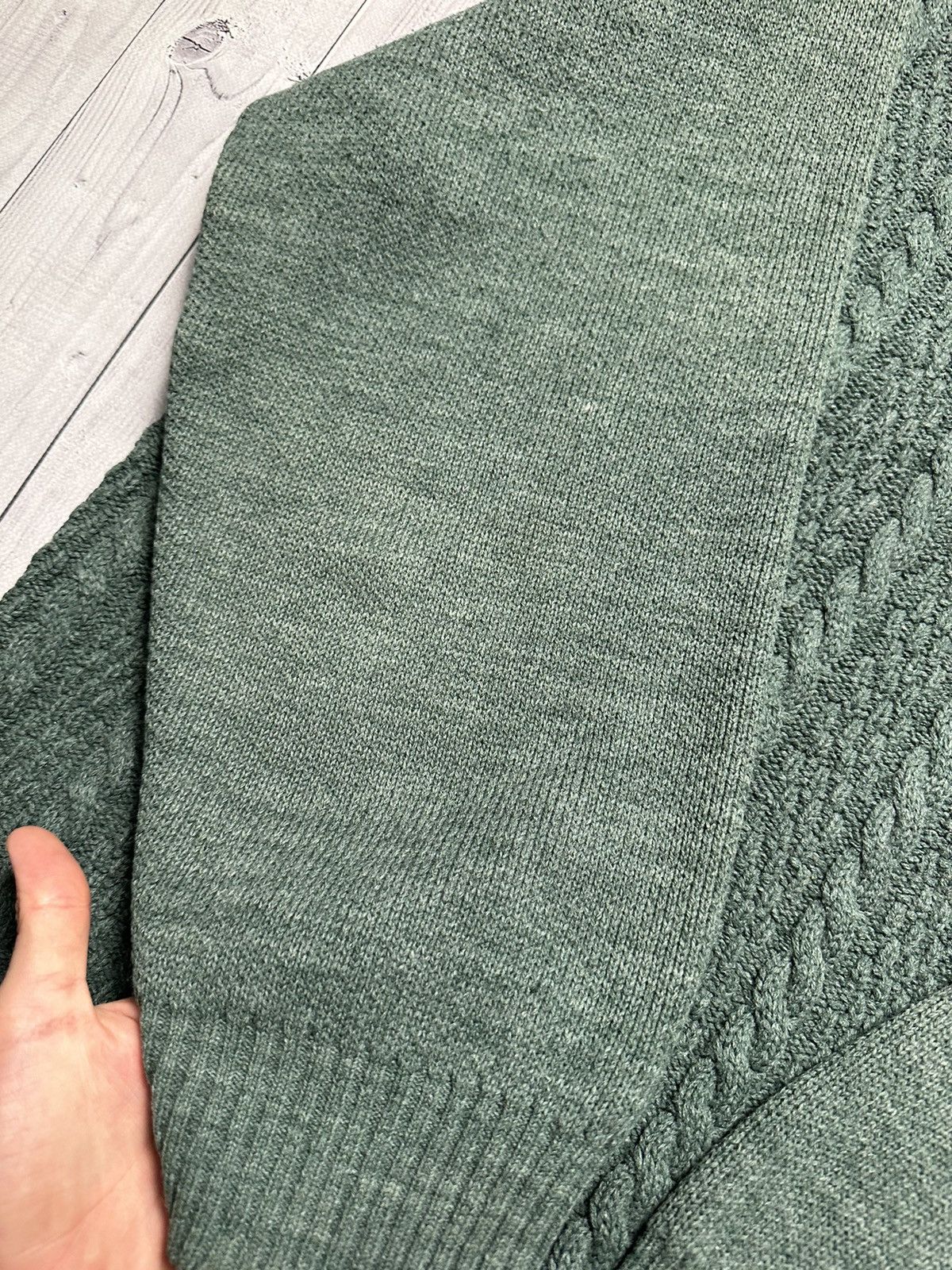 Vintage Vintage Versace sweater knitted size L green rare Size US L / EU 52-54 / 3 - 6 Thumbnail