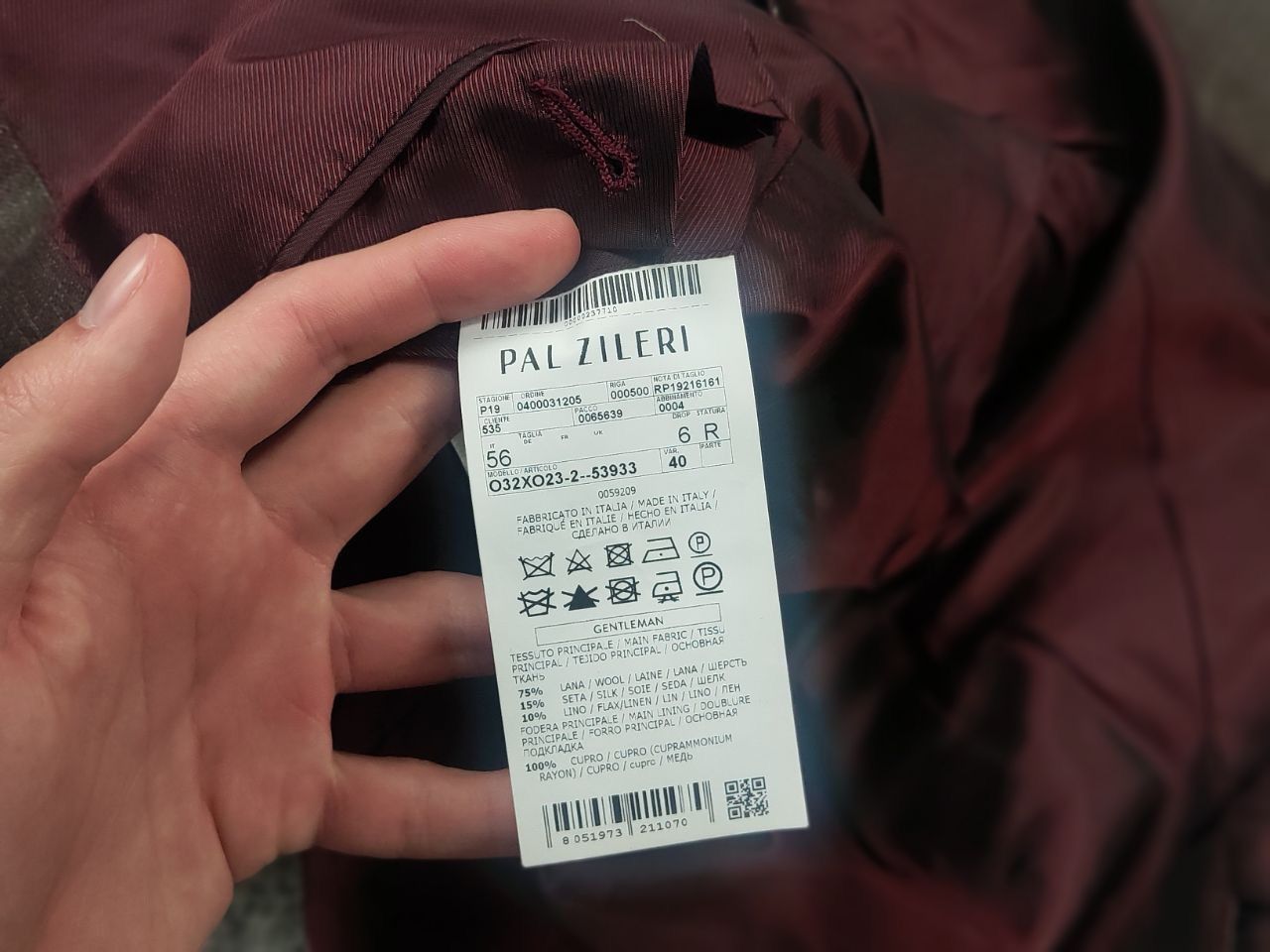 Pal Zileri Pal Zileri MCMLXXX Gentleman Wool Silk Coat Blazer Jacket Size US XL / EU 56 / 4 - 17 Thumbnail