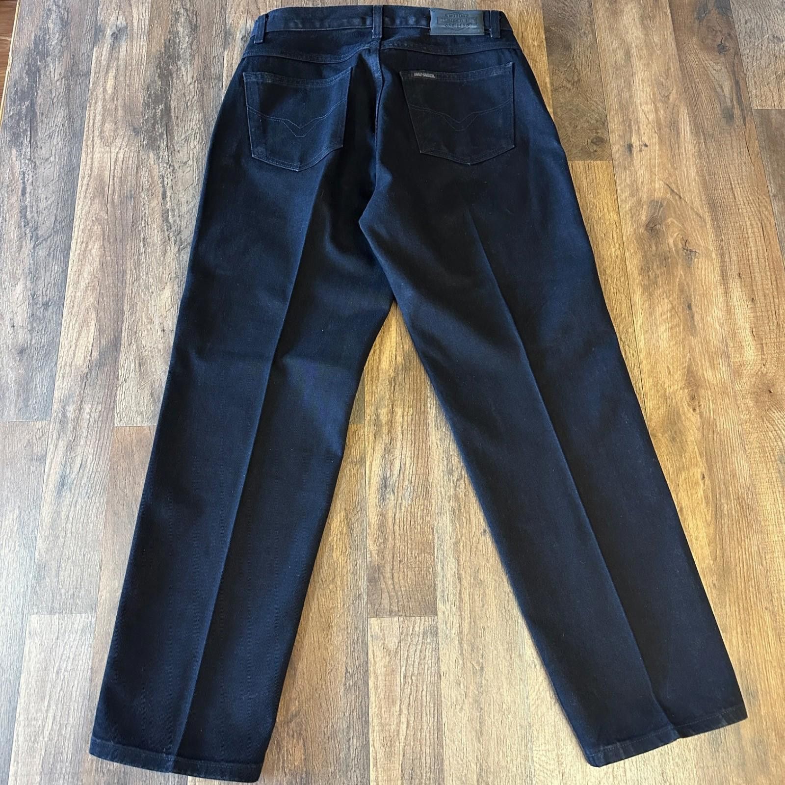 Harley Davidson Harley Davidson Vintage Black Men's 32x30 Relaxed Denim Size US 32 / EU 48 - 3 Thumbnail