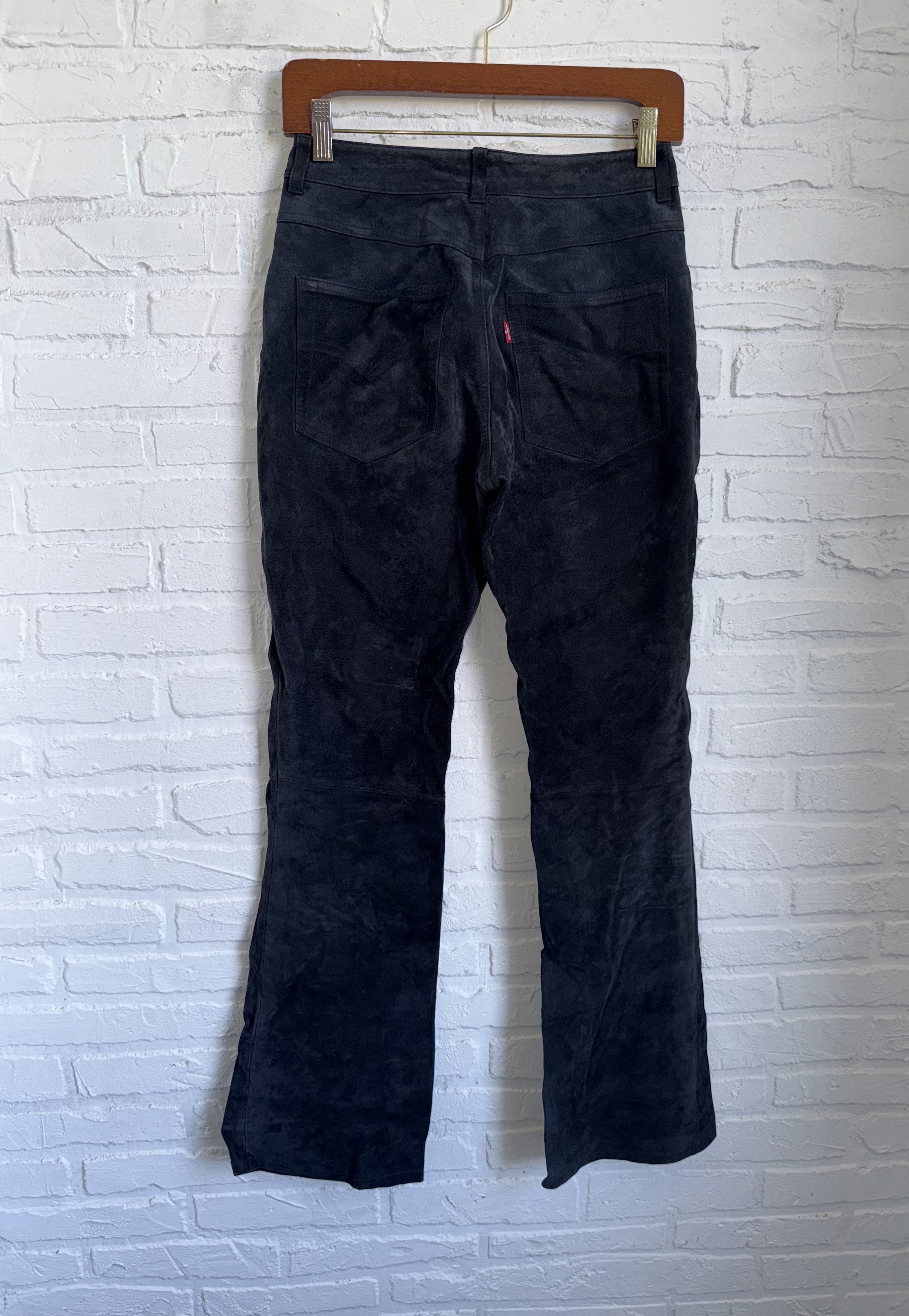 Levi's Vintage 90s Levi’s Leather Pants Bootcut Y2K Low Rise size Size 25" / US 0 / IT 36 - 1 Thumbnail