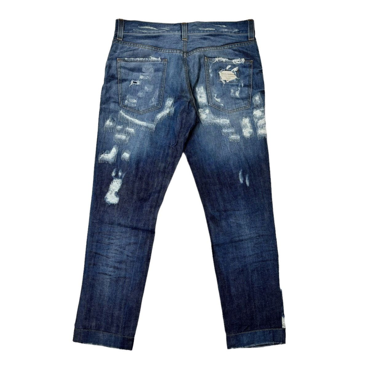 Dolce & Gabbana × If Six Was Nine × Le Grande Bleu (L.G.B.) Dolce & Gabbana Distressed Denim Jeans Size US 32 / EU 48 - 5 Thumbnail