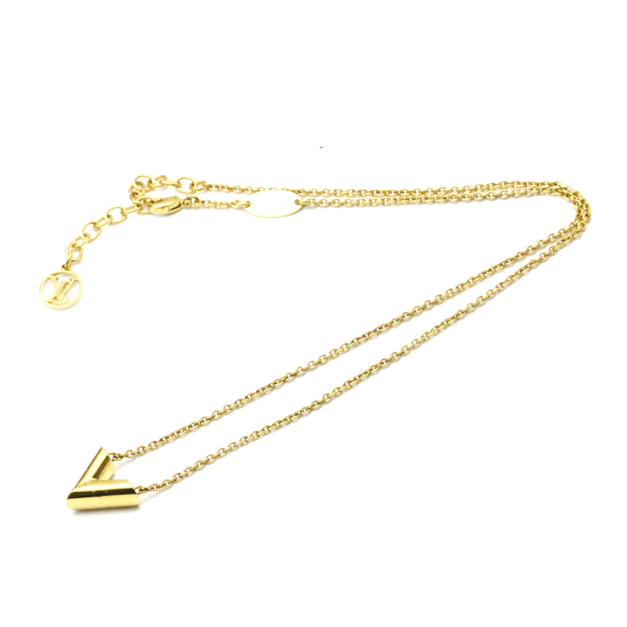 Louis Vuitton M64855 Lv Collier Blooming Necklace Gold Women T