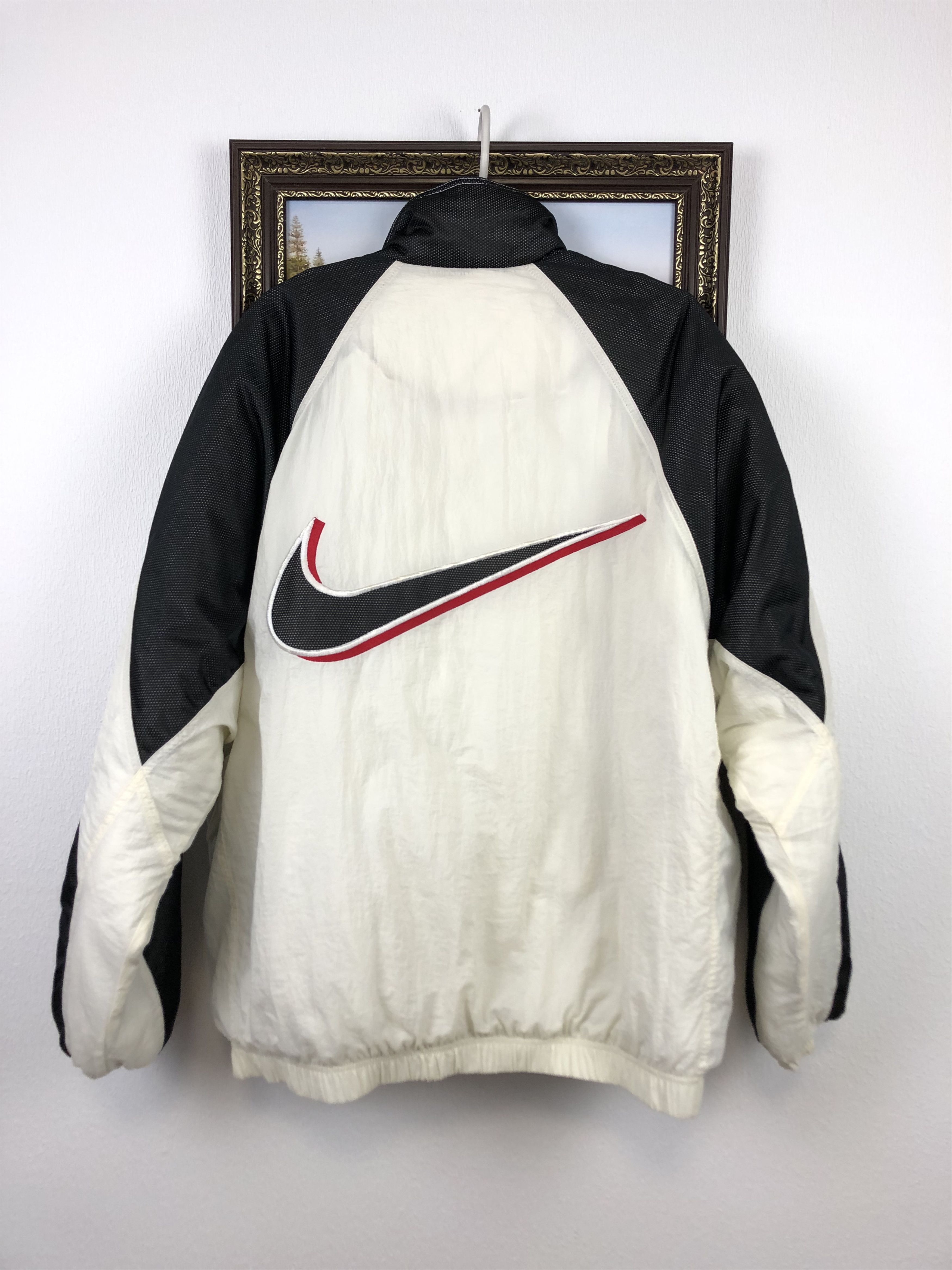 Nike × Vintage Vintage 90's Nike Swoosh Jacket Bomber Rare Logo Hype — free download