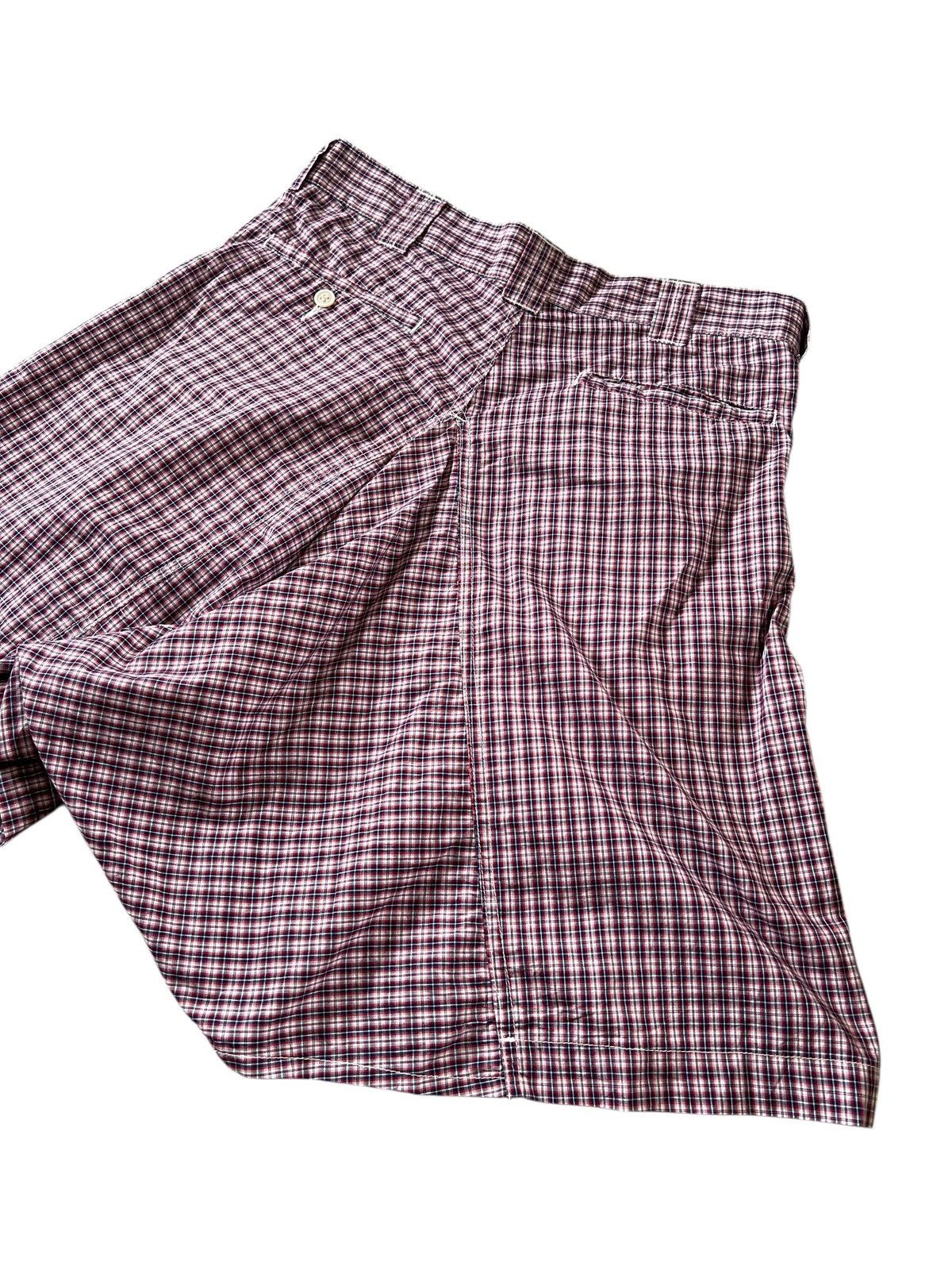 CABANE de ZUCCa CABANE de ZUCCA Checkered Hakama Shorts Size US 33 - 6 Thumbnail