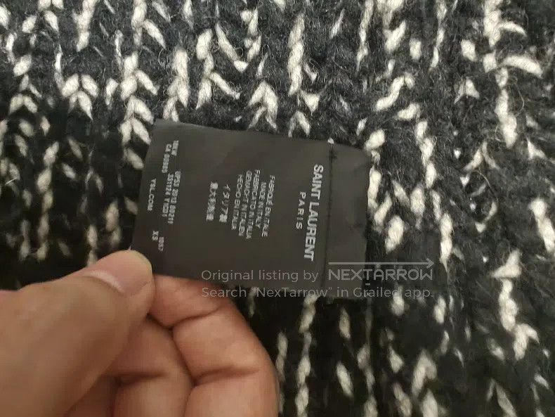 Saint Laurent Paris Saint Laurent Paris Wool Blended Hooded Cloak Size US XS / EU 42 / 0 - 4 Thumbnail