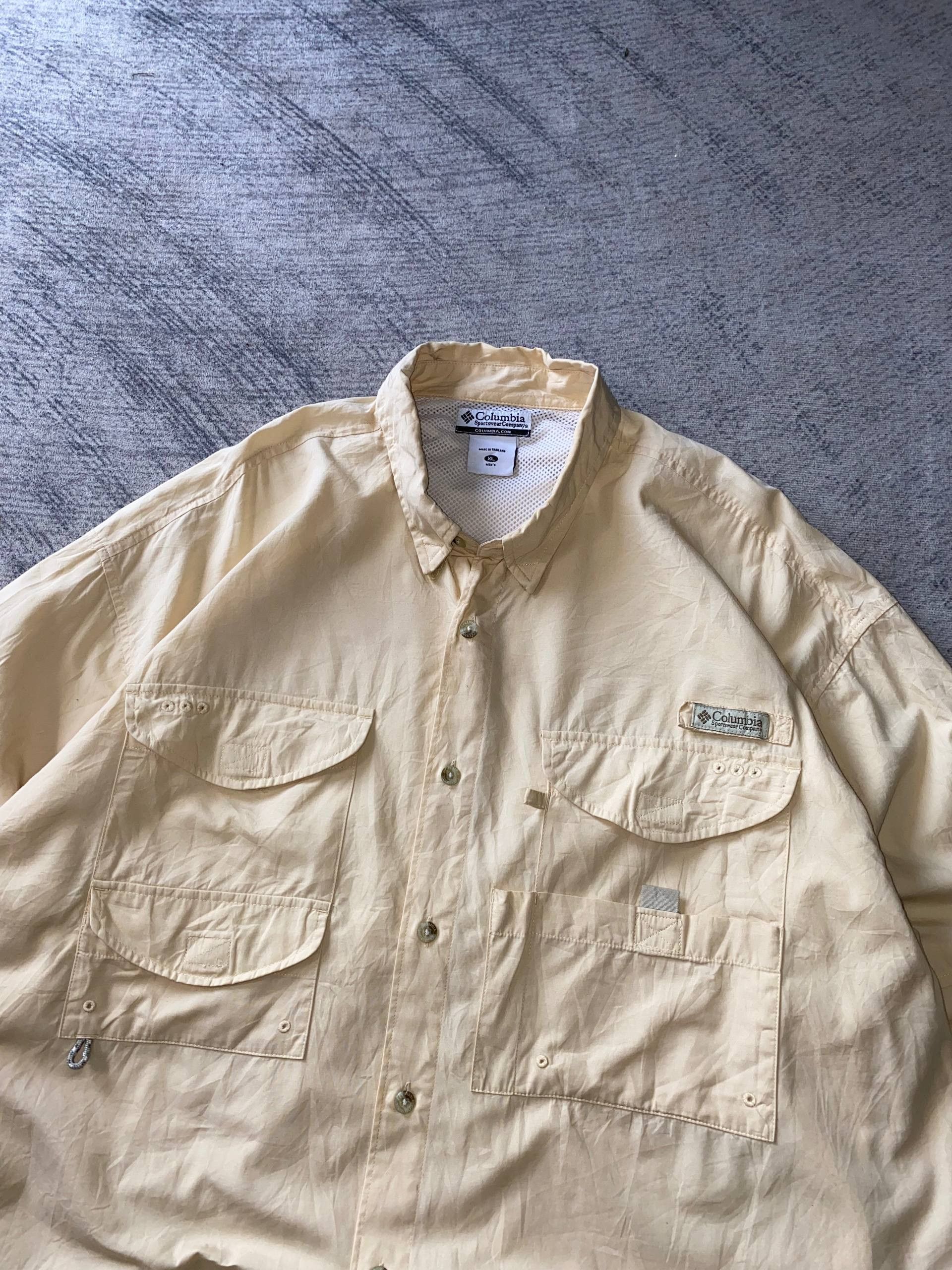 Columbia Columbia PFG Outdoor Fishing Cargo Pocket Shirt Size US XL / EU 56 / 4 - 2 Thumbnail