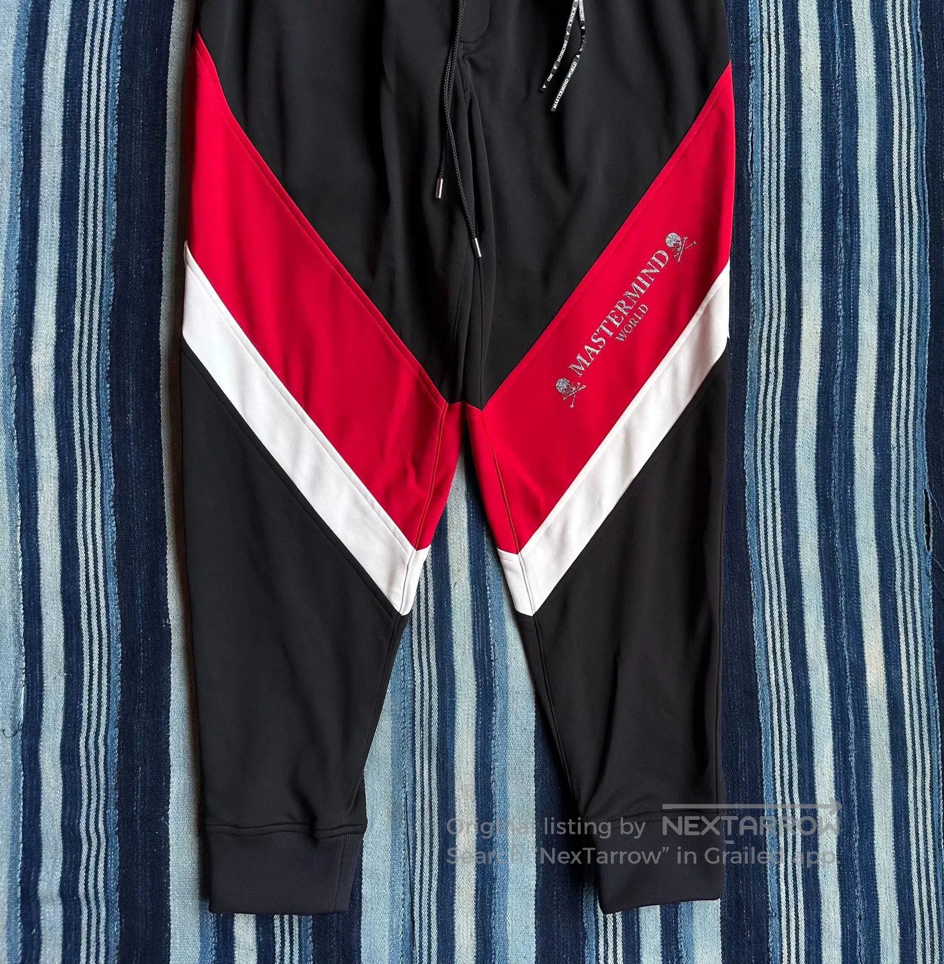 Mastermind Japan Thom Browne Classic Waffle Knit Joggers for Men. Size US 34 / EU 50 - 5 Thumbnail