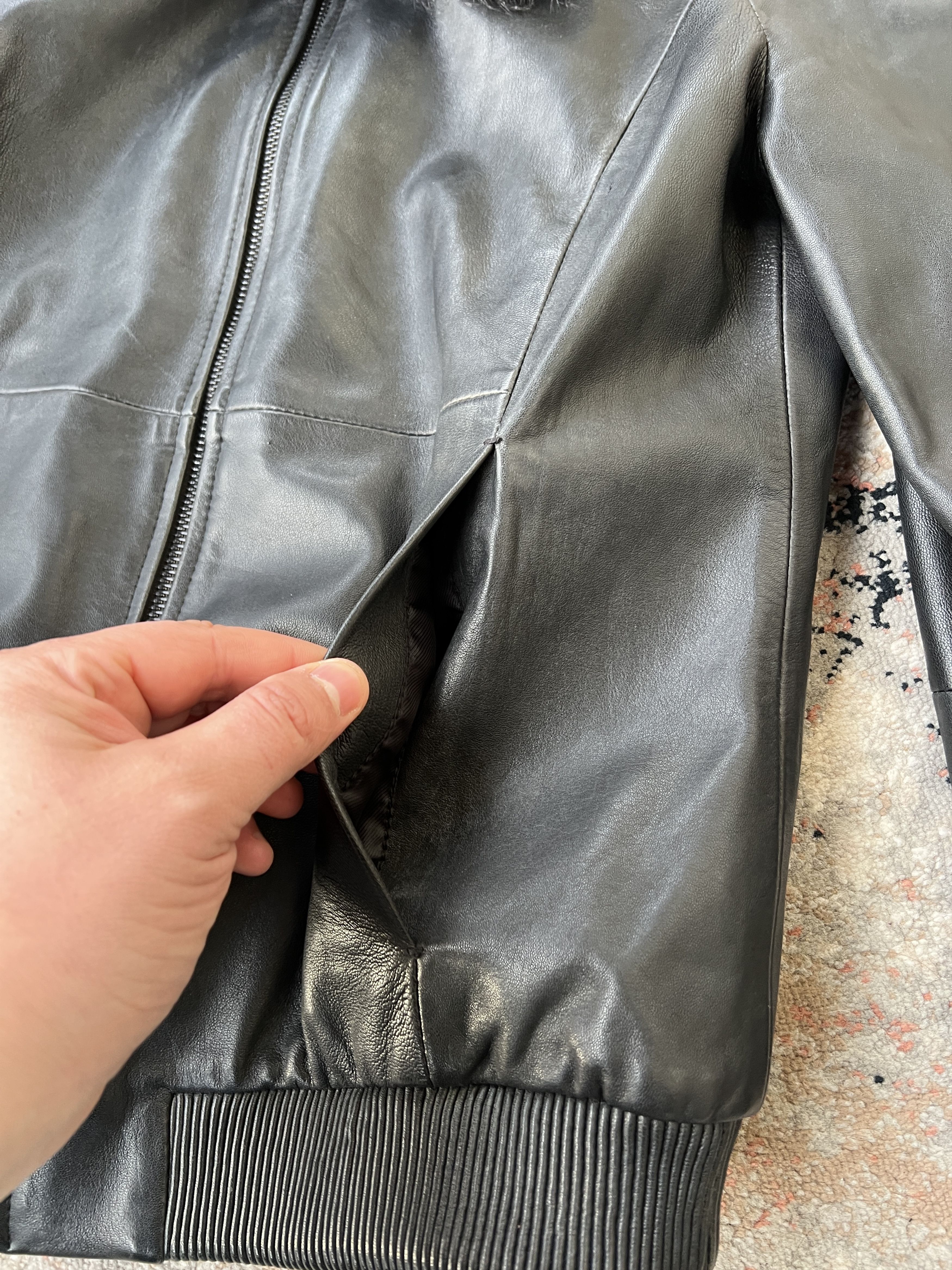 Reiss Reiss Leather Jacket Size M / US 6-8 / IT 42-44 - 9 Thumbnail