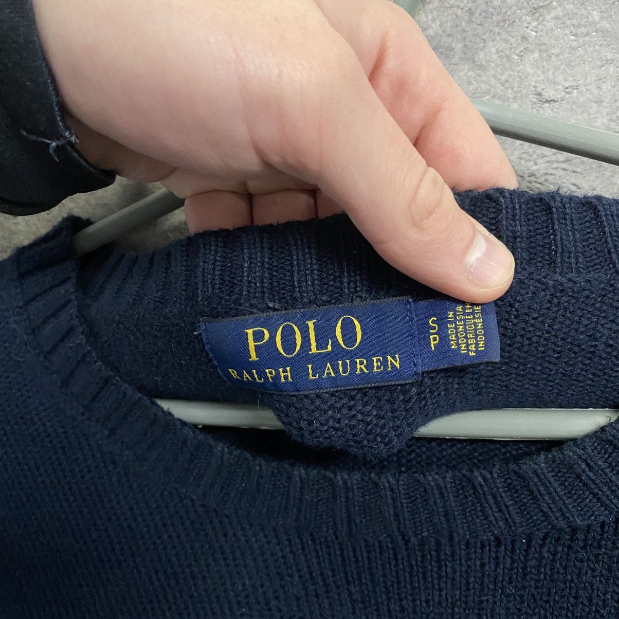Polo Ralph Lauren Vintage Polo Ralph Lauren Sweater Blue Knit Pullover Size US S / EU 44-46 / 1 - 7 Thumbnail