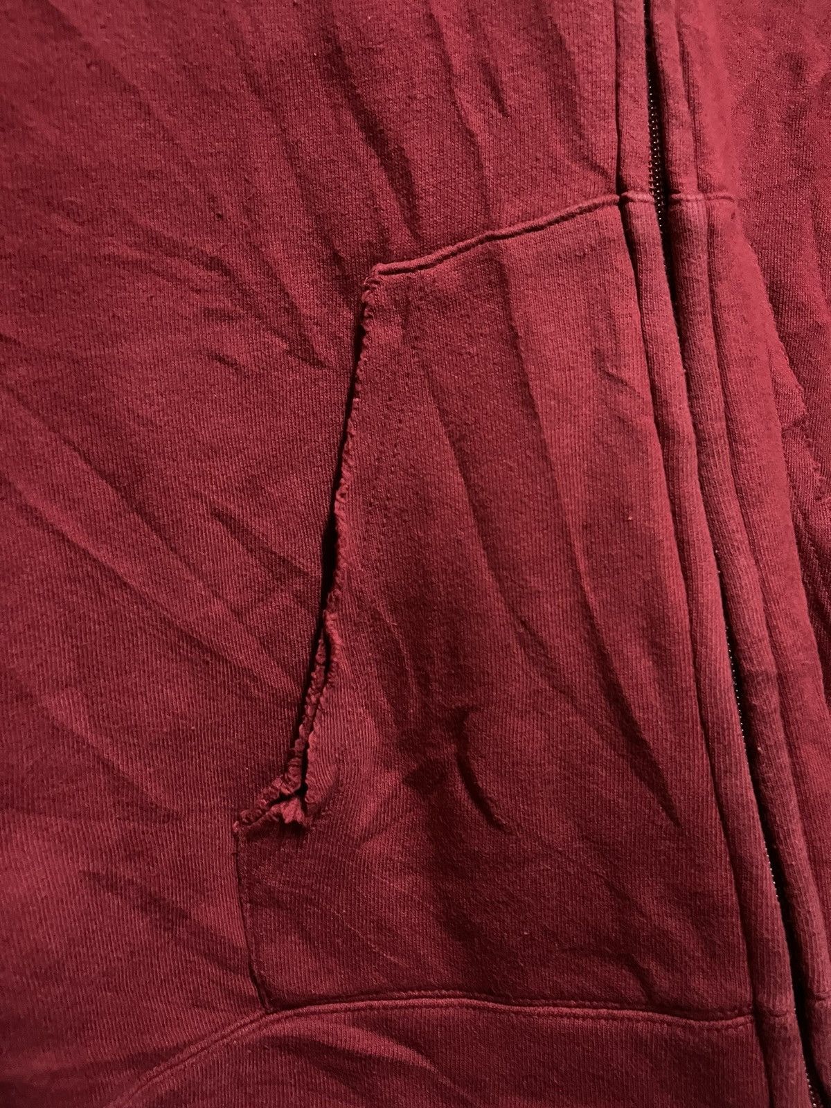 Japanese Brand PPFM Zipper Hoodie Distressed Size US L / EU 52-54 / 3 - 4 Thumbnail