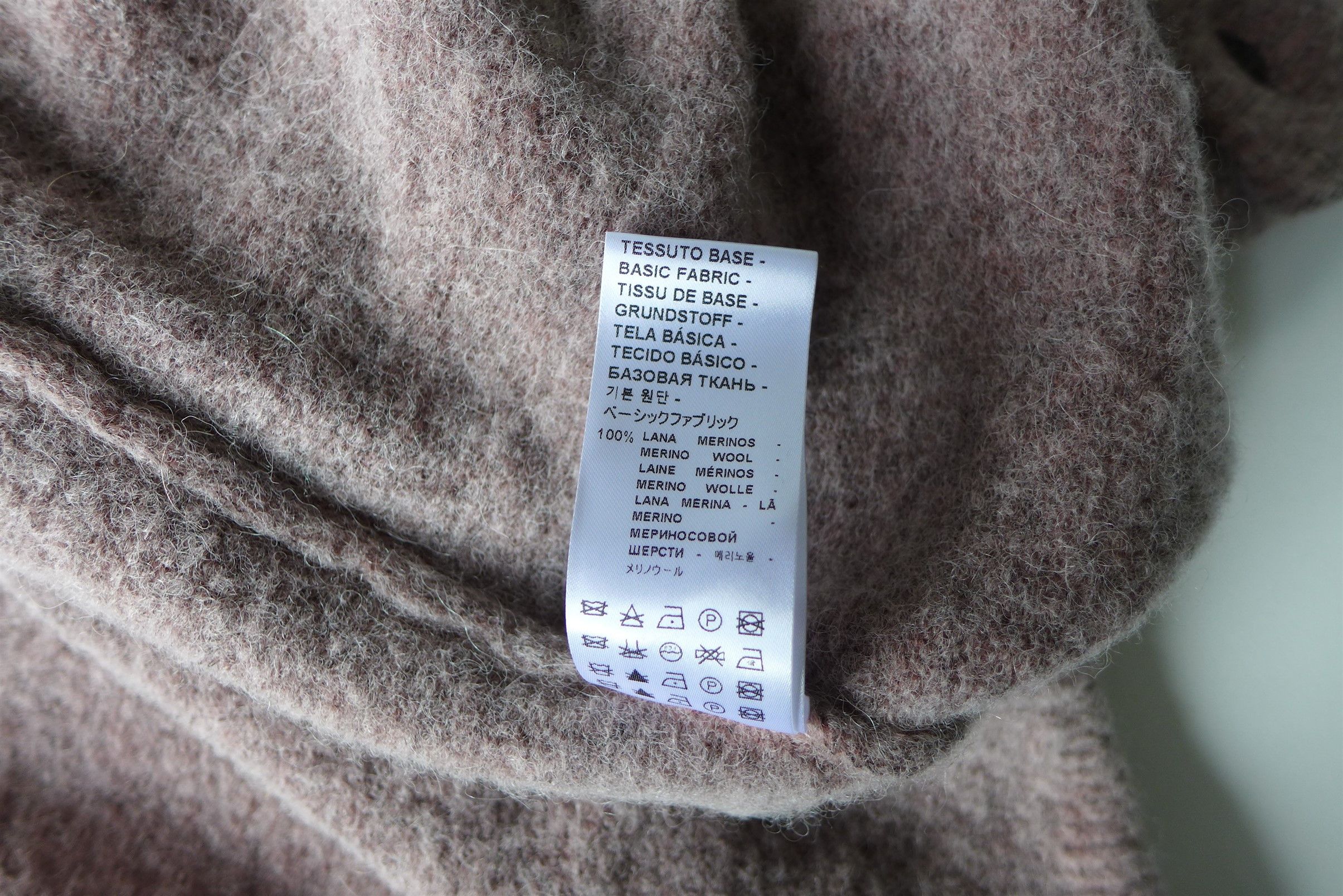 Barena Barena Simo Fade Cardigan - Dusty Pink Mohair Size US XL / EU 56 / 4 - 15 Thumbnail