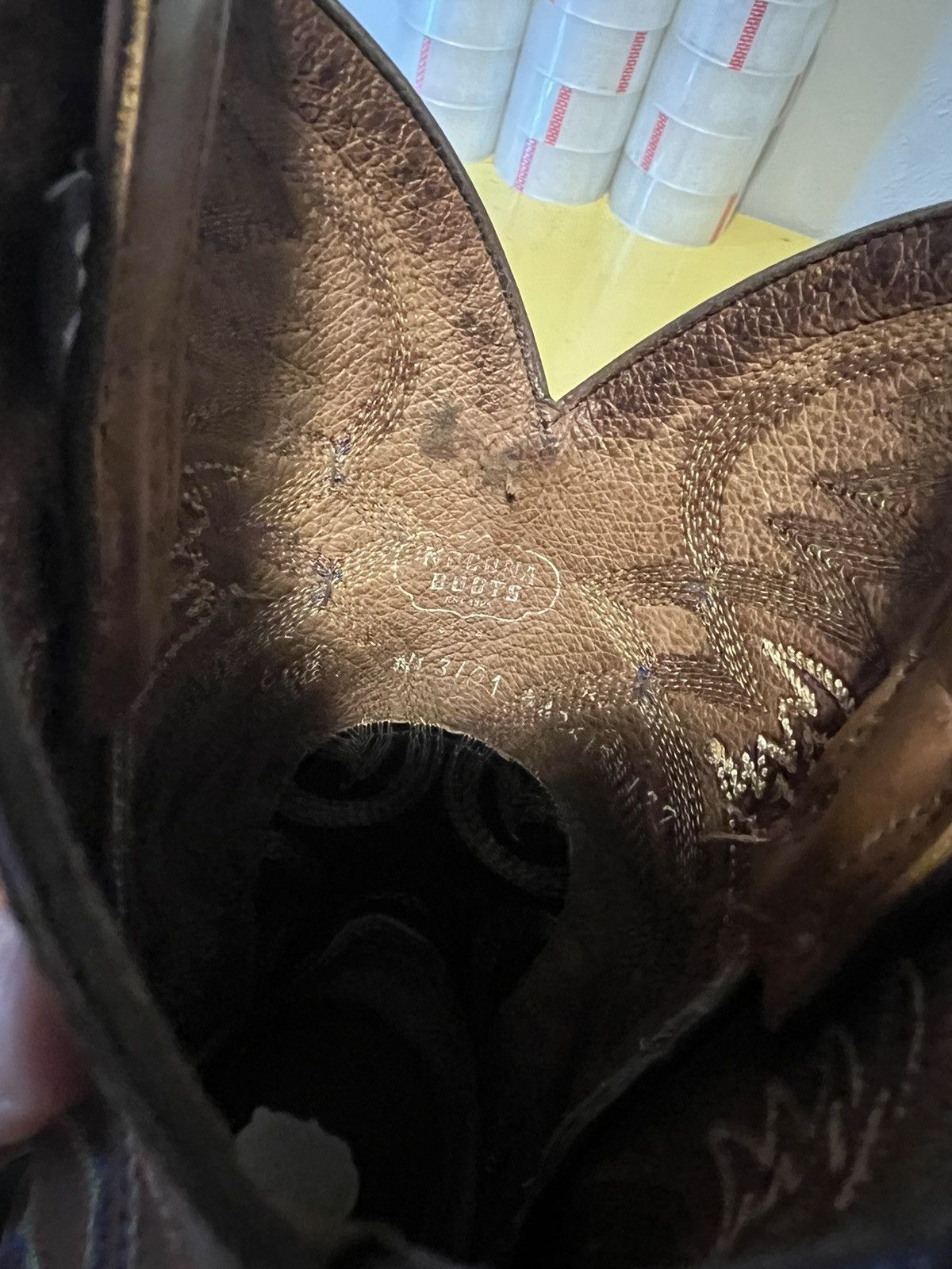 Nocona Nocona Cowboy Boots Sz 8.5 B Size US 8.5 / EU 41-42 - 9 Thumbnail