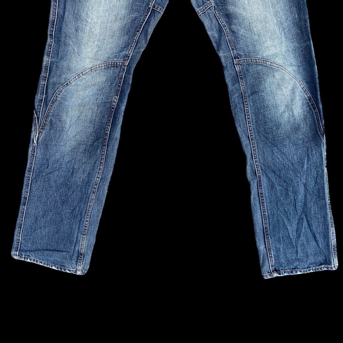 Japanese Brand Multi Pocket Made In Heaven Bondage Faded Blue Denim Jeans Size US 36 / EU 52 - 3 Thumbnail