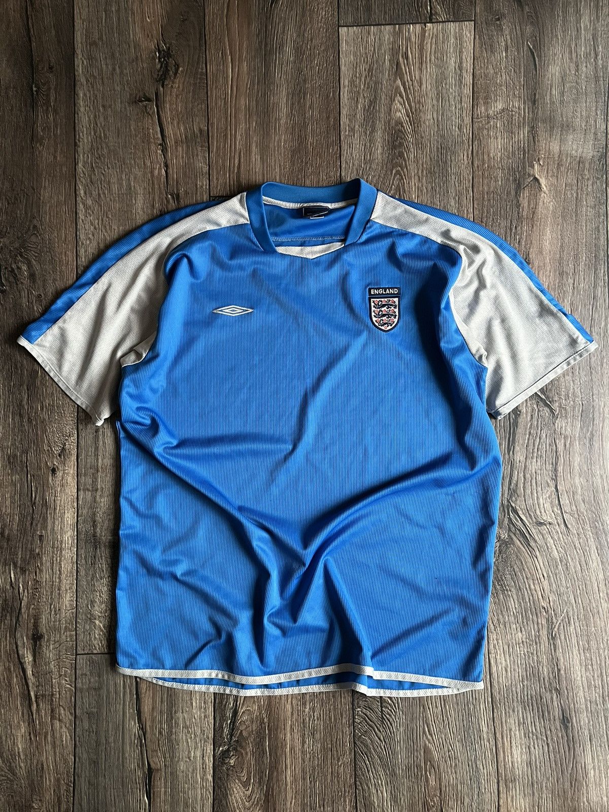 Umbro × Vintage Vintage 2000s England Training Soccer Kit Football Jersey Size US XL / EU 56 / 4 - 1 Thumbnail