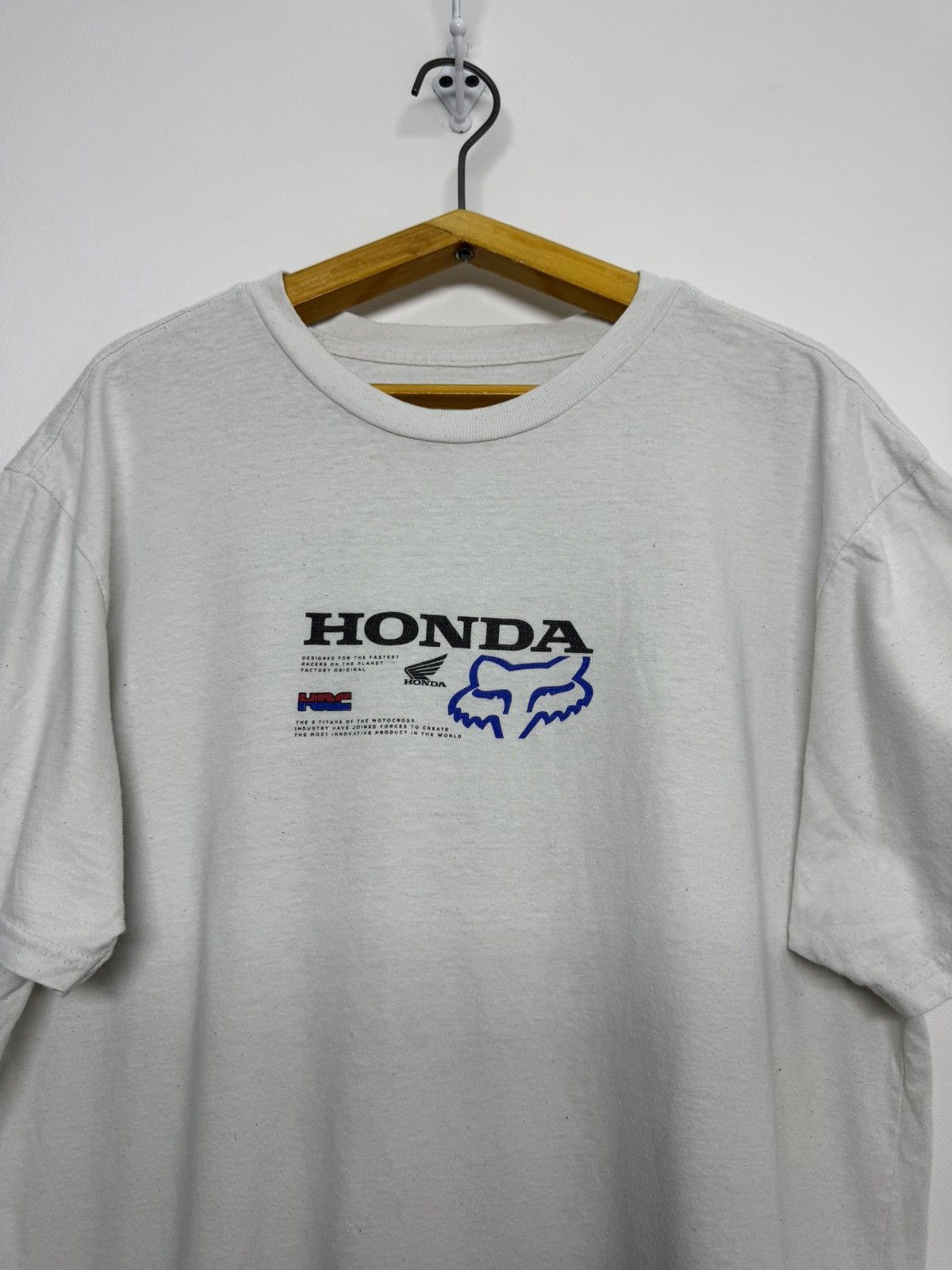 Fox Racing Vintage Y2k Honda Racing Fox T-Shirt 00’s Size US M / EU 48-50 / 2 - 3 Thumbnail