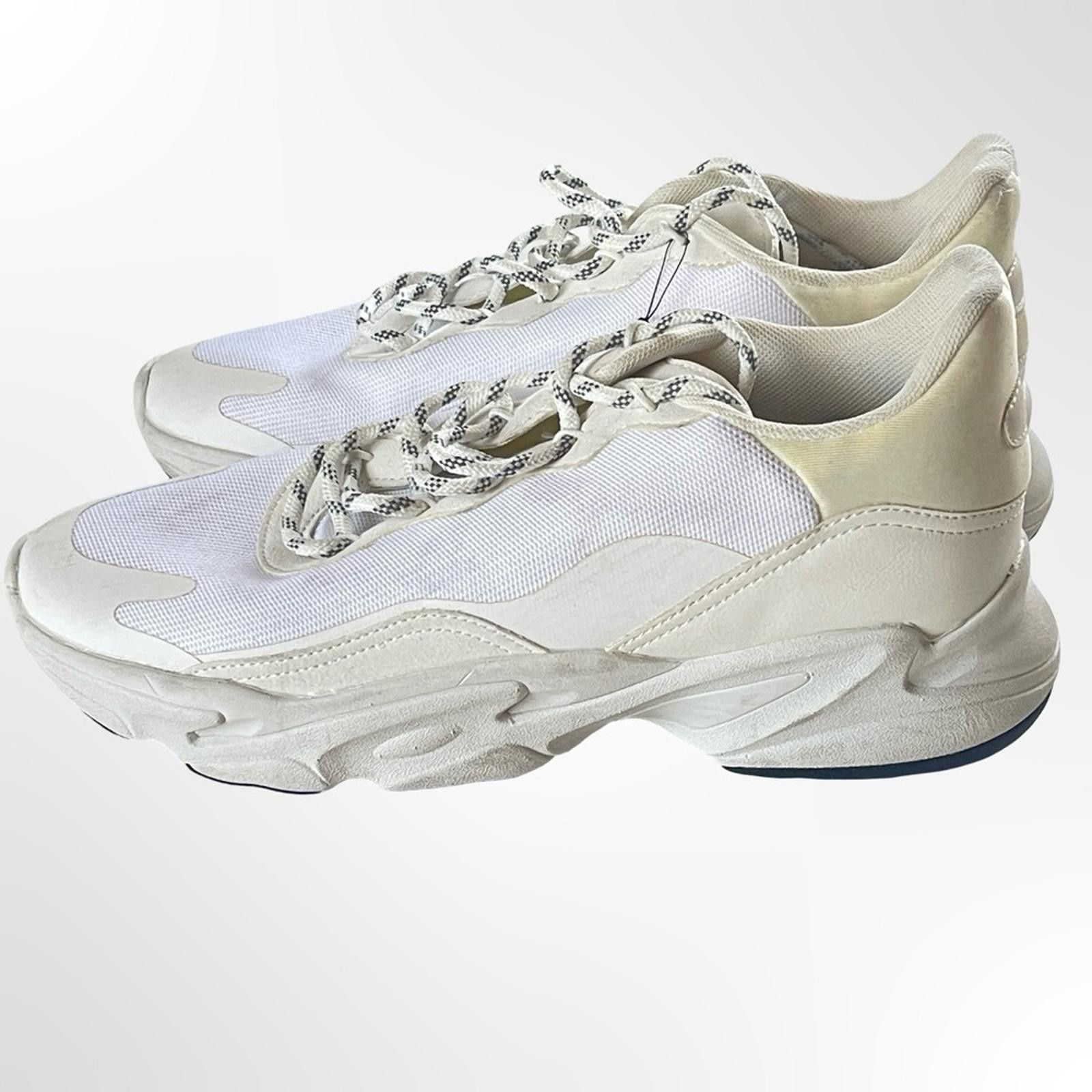 H&M H&M White & Cream Chunky Knit Sneakers in size 41 Size US 8 / EU 41 - 2 Thumbnail