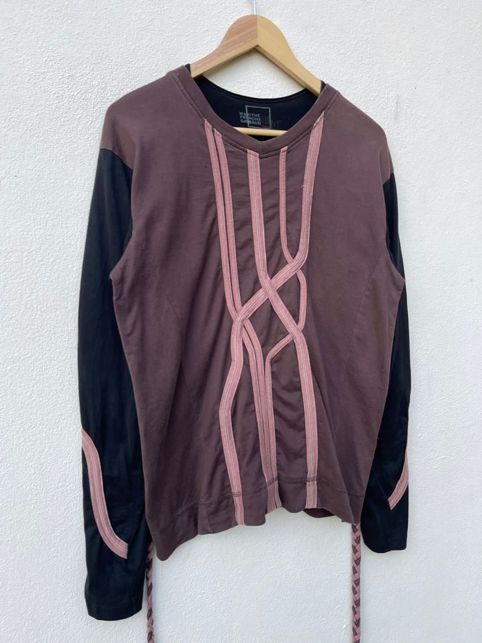 Japanese Brand Marithe Francois Girbaud Design Longsleeve Tee Size M / US 6-8 / IT 42-44 - 5 Thumbnail