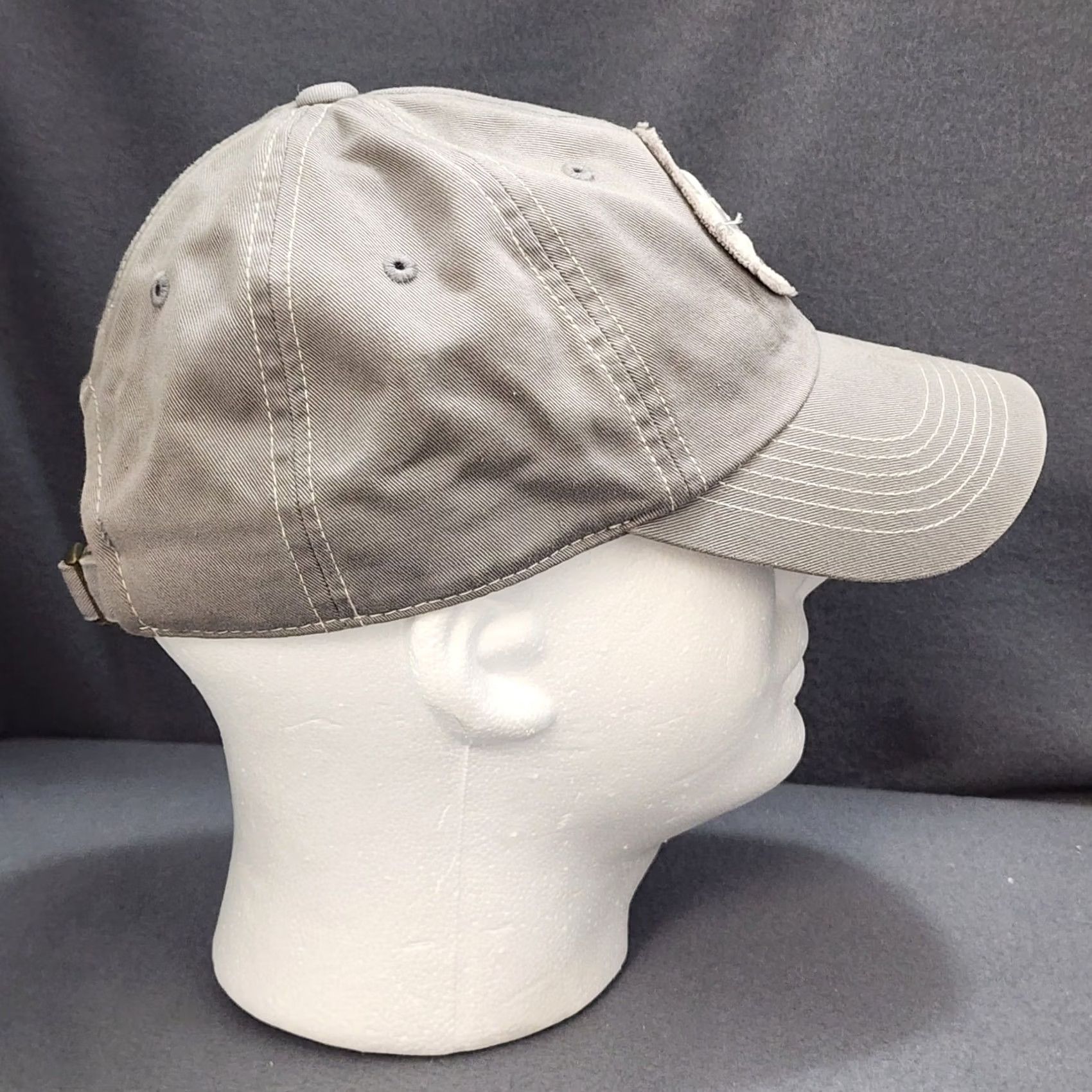 Vintage Ohio State Buckeyes Hat Fan 1 Gray OSU Cap Adjustable Strapback Mens Size ONE SIZE - 3 Thumbnail