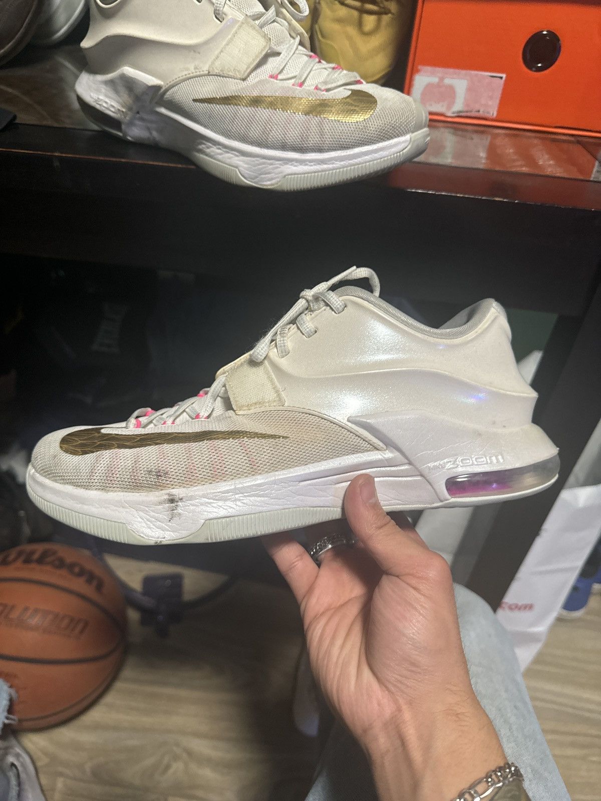 Nike 2014 Nike KD 7 ‘Aunt Pearl’ Size US 9.5 / EU 42-43 - 5 Thumbnail