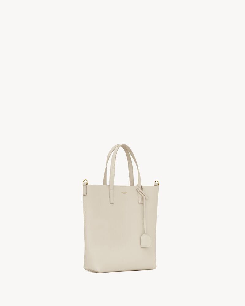 Saint Laurent Paris o1b1hav110924 Size: OS / Toy Shopping Leather Tote Bag White Size ONE SIZE - 4 Thumbnail