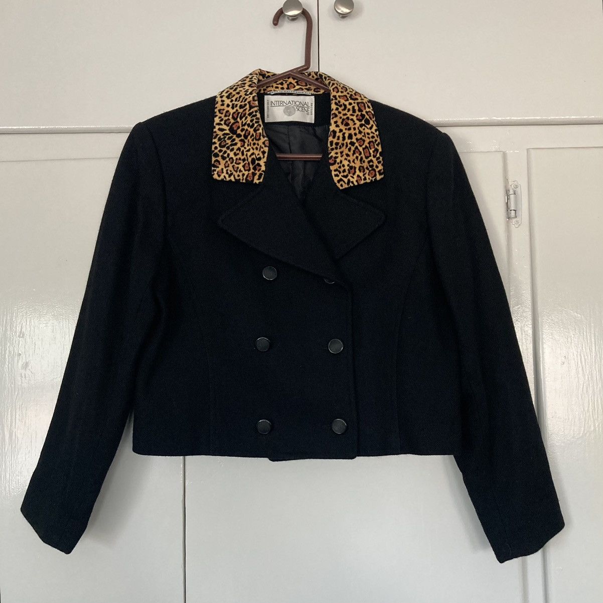 Vintage INTERNATIONAL SCENE CROPPED JACKET BLAZER VINTAGE CHEETAH Size M / US 6-8 / IT 42-44 - 1 Thumbnail