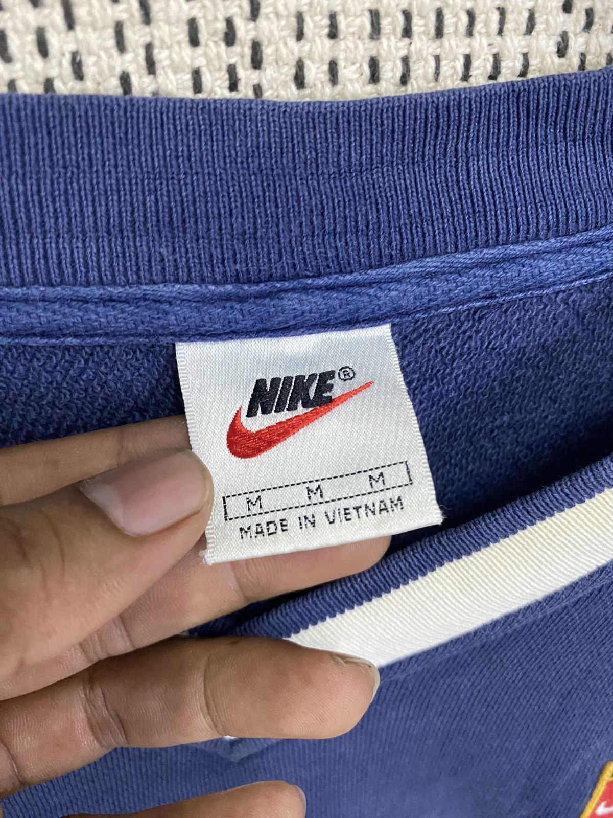 Nike × Vintage Vintage 90s nike court sweatshirt v neck pullover Size US M / EU 48-50 / 2 - 6 Thumbnail