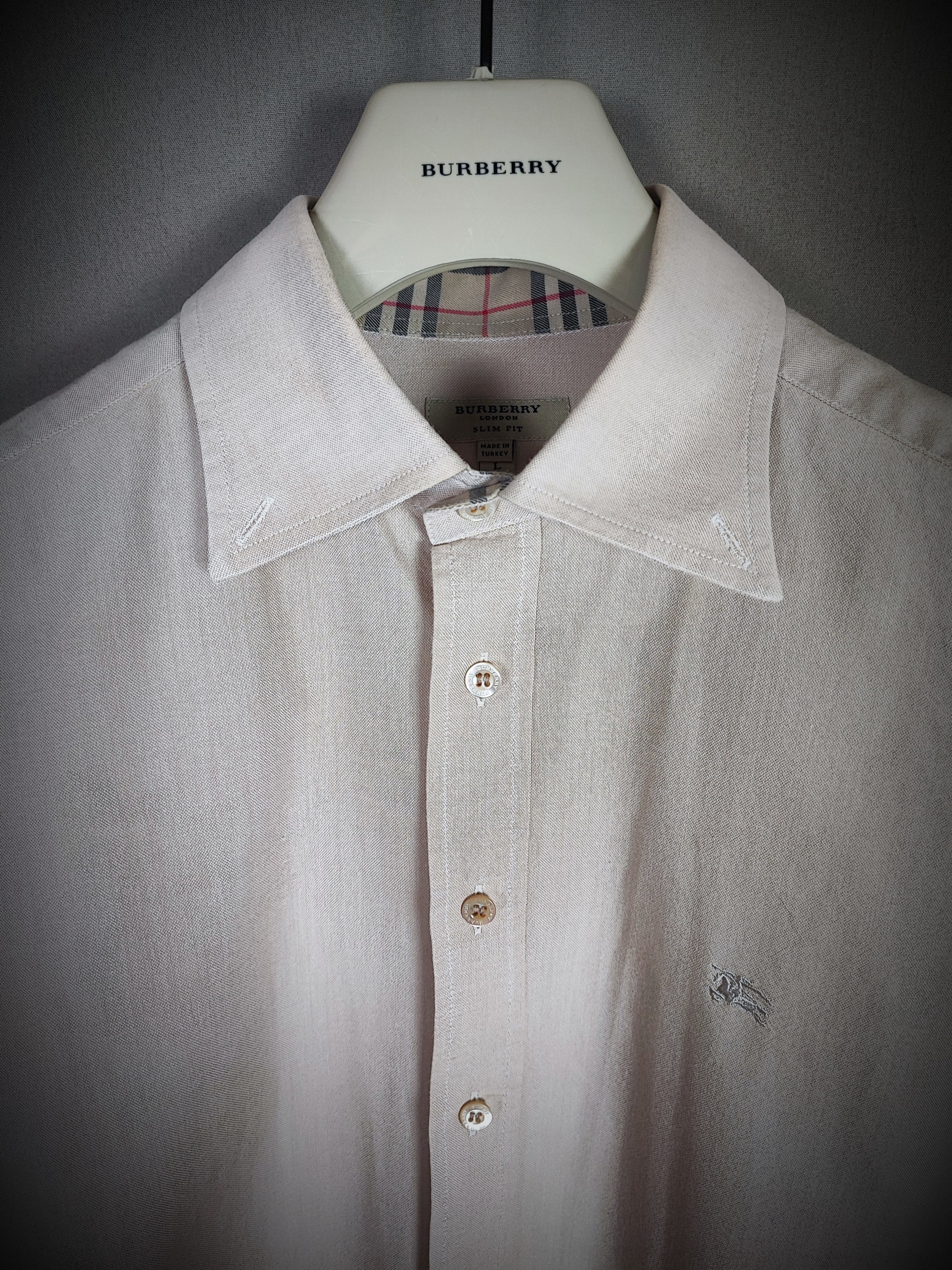 Burberry 🔥Burberry shirt size L beige🔥 Size US L / EU 52-54 / 3 - 3 Thumbnail