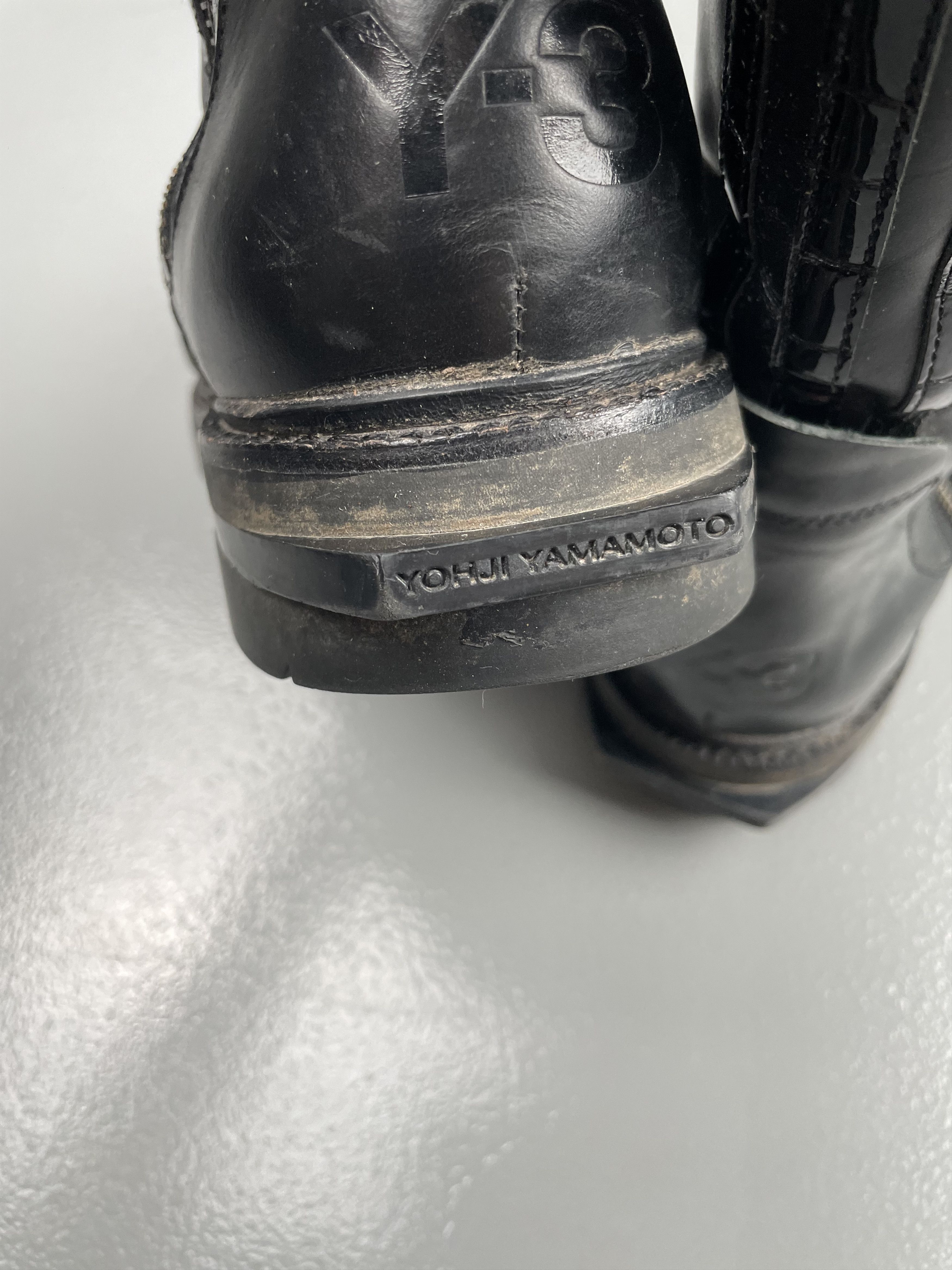 Y-3 RARE Y-3 AW13 leather boots (women's) Size US 9 / IT 39 - 10 Thumbnail