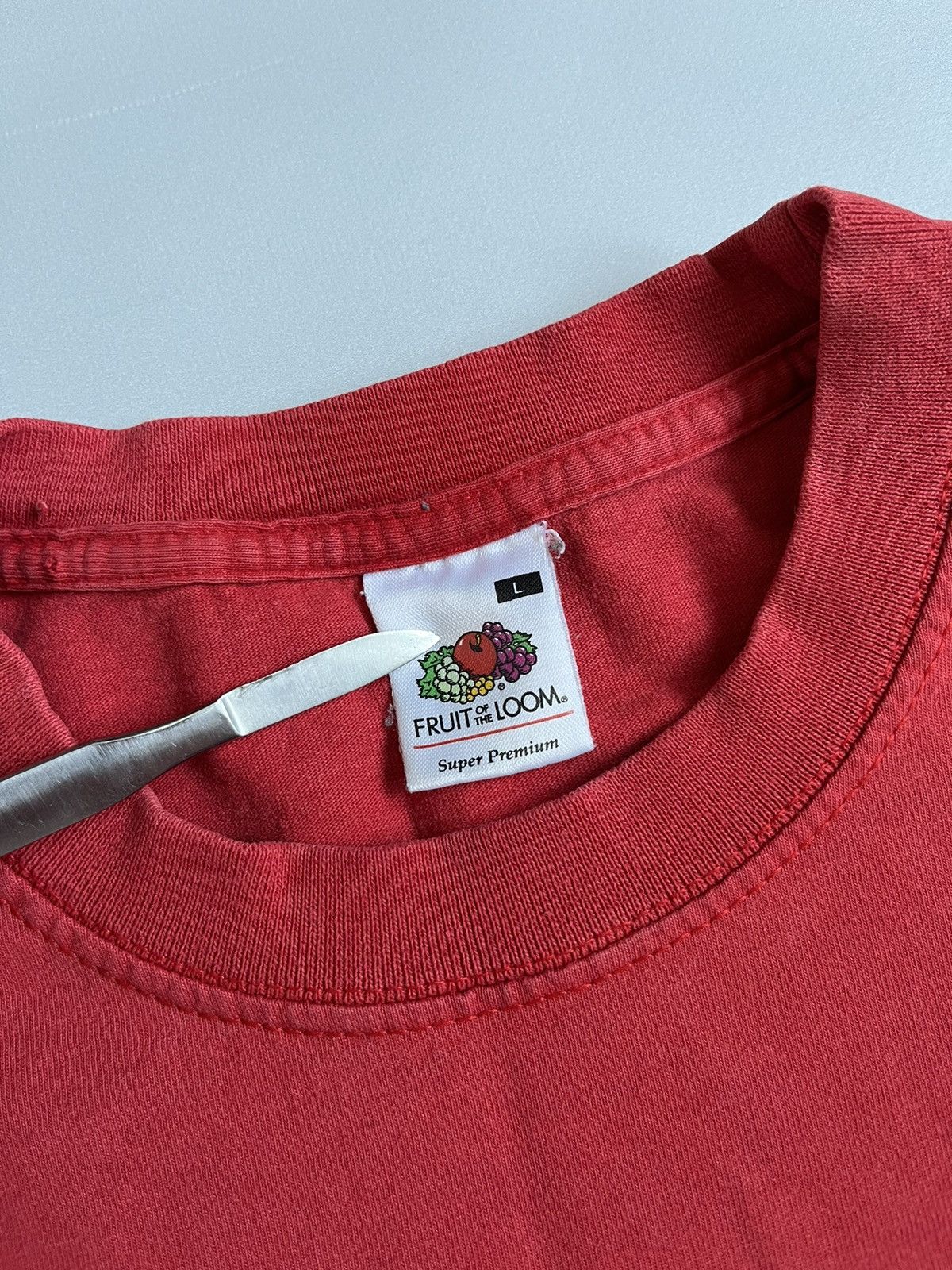 Mtv Vintage 2003 Jackass MTV Fruit Of The Loom Red Faded T-shirt Size US M / EU 48-50 / 2 - 5 Thumbnail