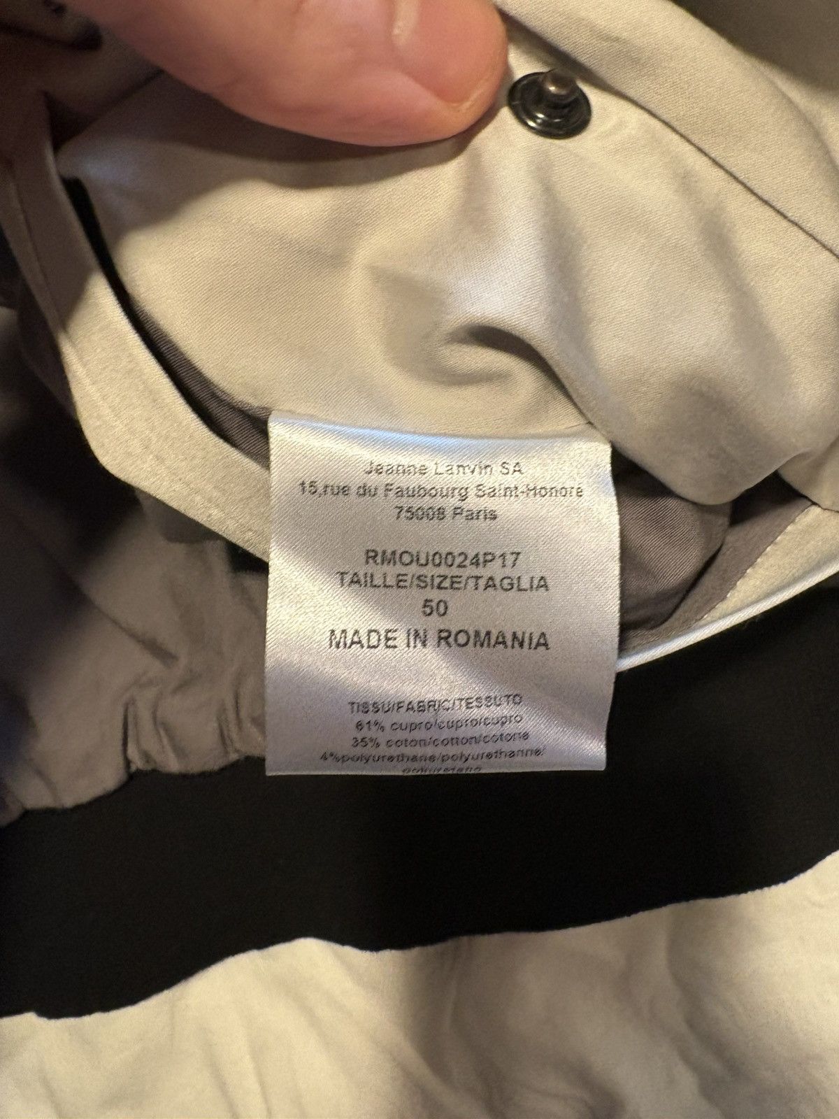Lanvin Lanvin bomber. Size US M / EU 48-50 / 2 - 6 Thumbnail