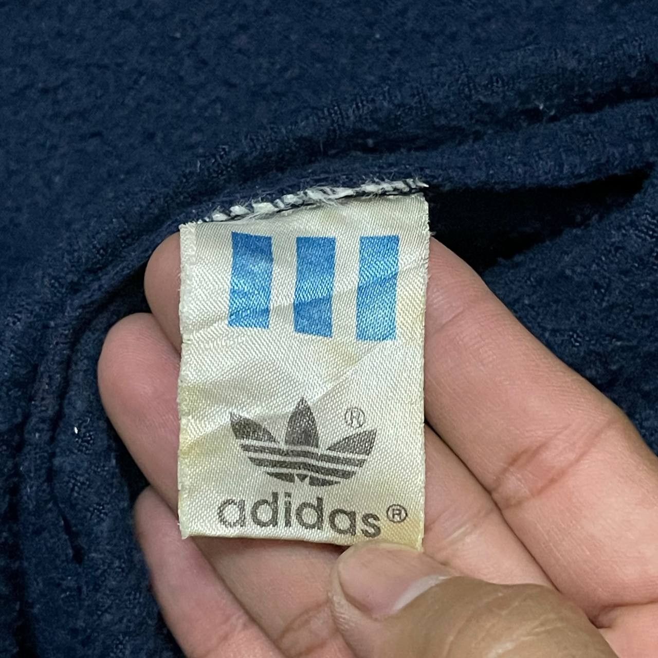 Adidas Vintage 90's Adidas Trefoil Embroidered Zipper Jacket Size US L / EU 52-54 / 3 - 10 Thumbnail