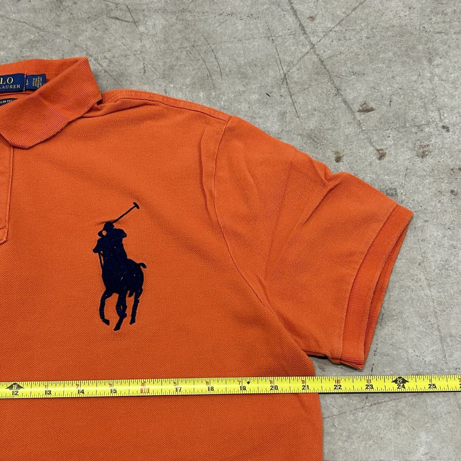 Polo Ralph Lauren × RRL Ralph Lauren × Ralph Lauren Polo Ralph Lauren Big Pony Rugby 3 Orange T Shirt Size Large Size US L / EU 52-54 / 3 - 5 Thumbnail