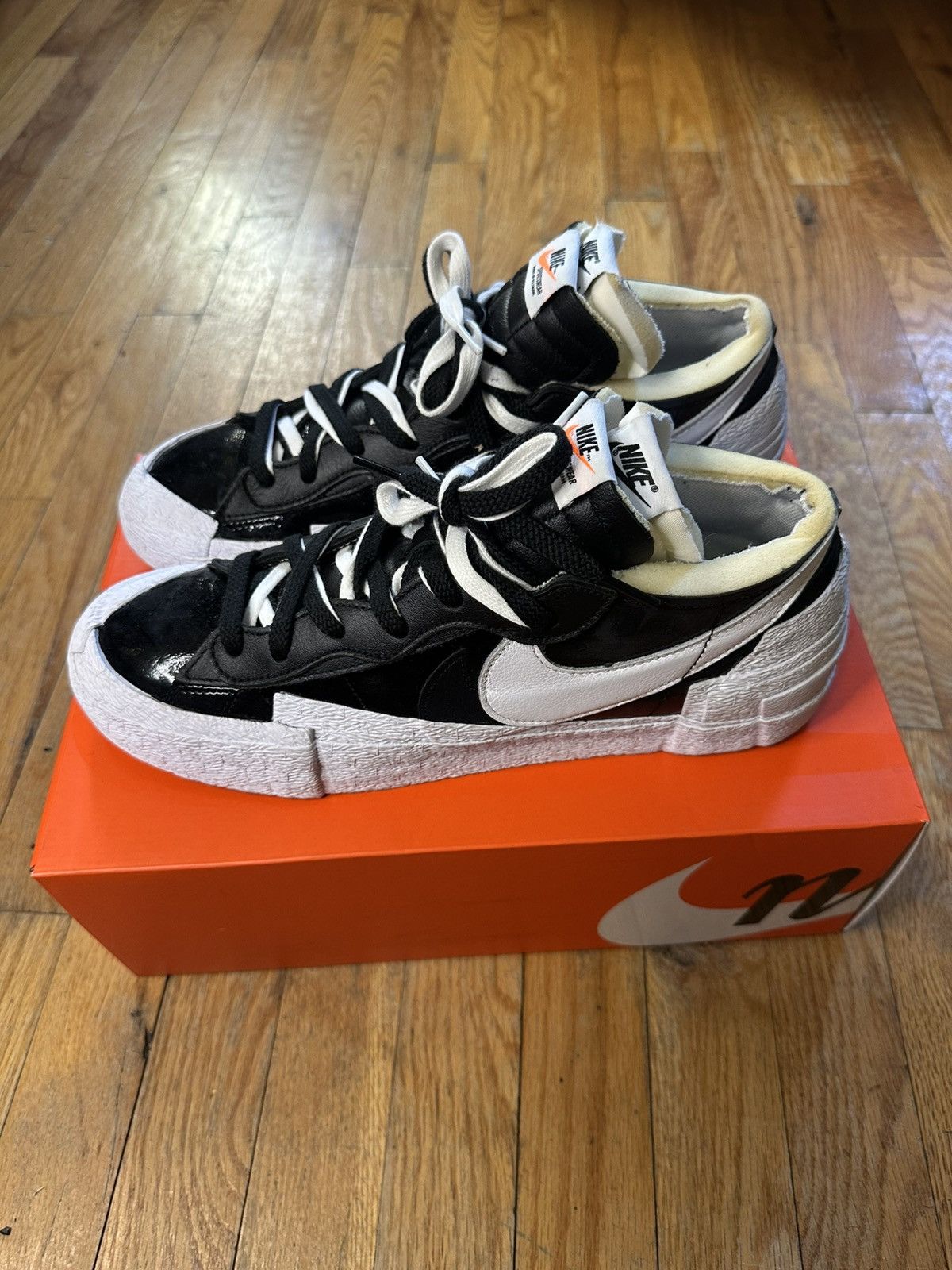 Nike × Sacai NIKE BLAZER LOW X SACAI Size US 11 / EU 44 - 2 Thumbnail