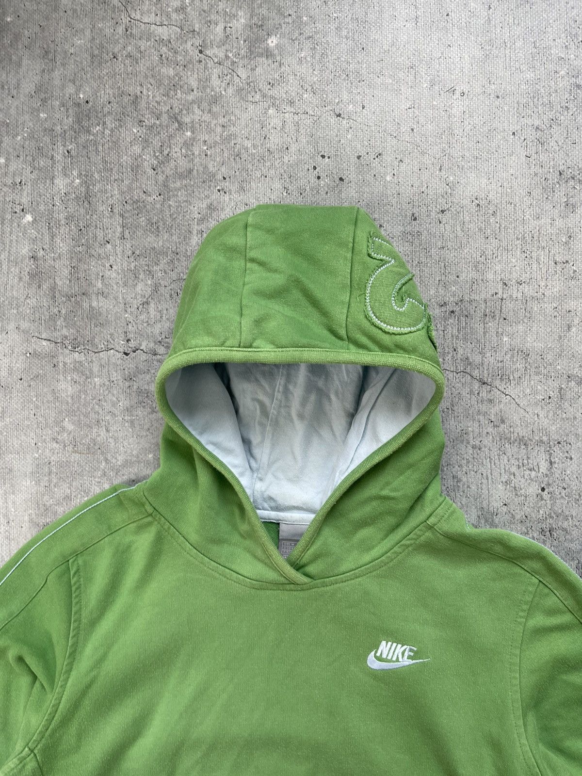 Nike Vintage Y2k Nike Hoodie Big Swoosh Womens Streetwear Size M / US 6-8 / IT 42-44 - 4 Thumbnail