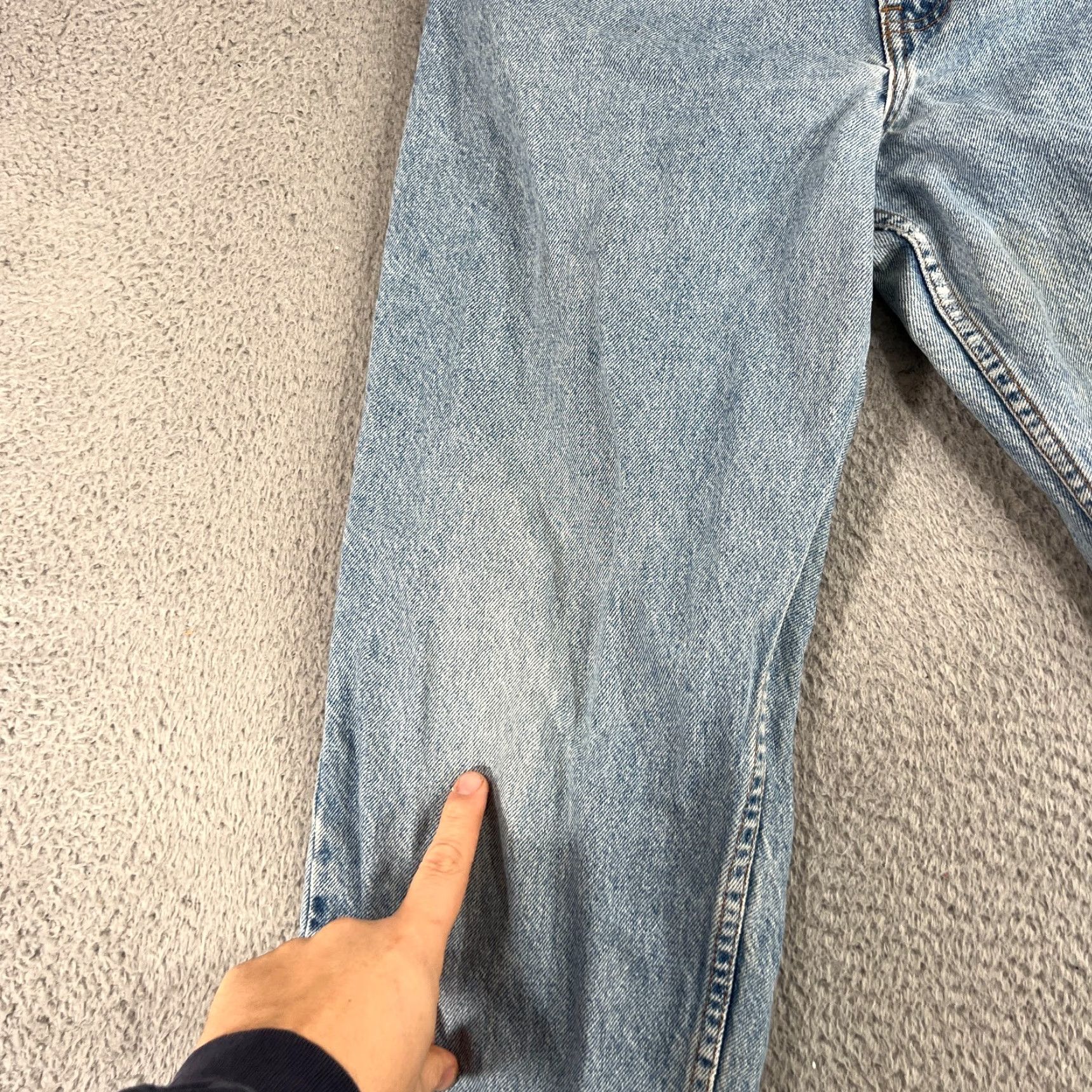 Levi's VINTAGE Levi's 550 Jeans Mens 36x34 Relaxed Tapered 90s Denim Blue 5-Pocket Mens Jeans Size US 36 / EU 52 - 6 Thumbnail