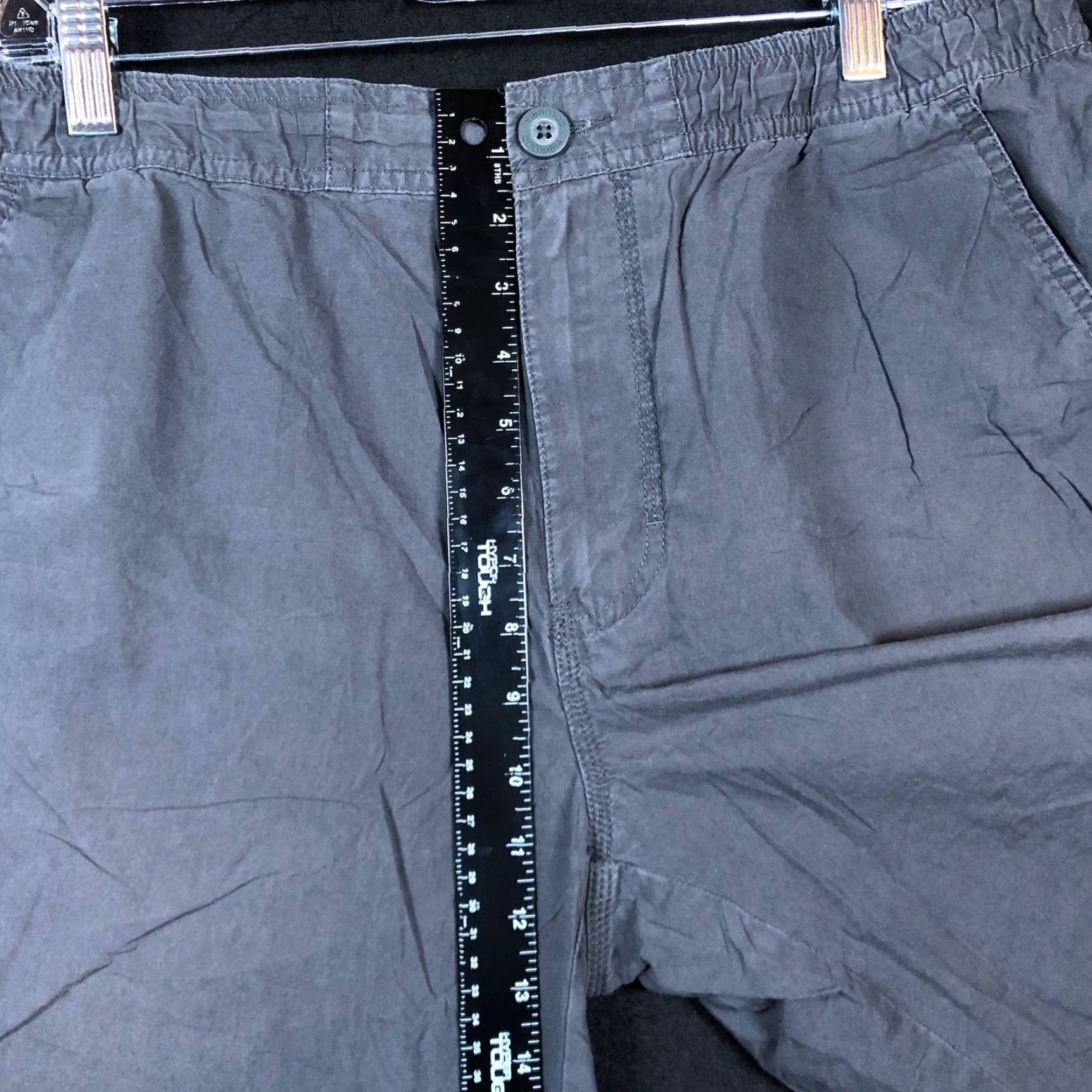 Vintage Columbia Mens Shorts Charcoal Regular Fit Casual Outdoor Lined 100% Cotton 38x10 Size US 38 / EU 54 - 7 Thumbnail
