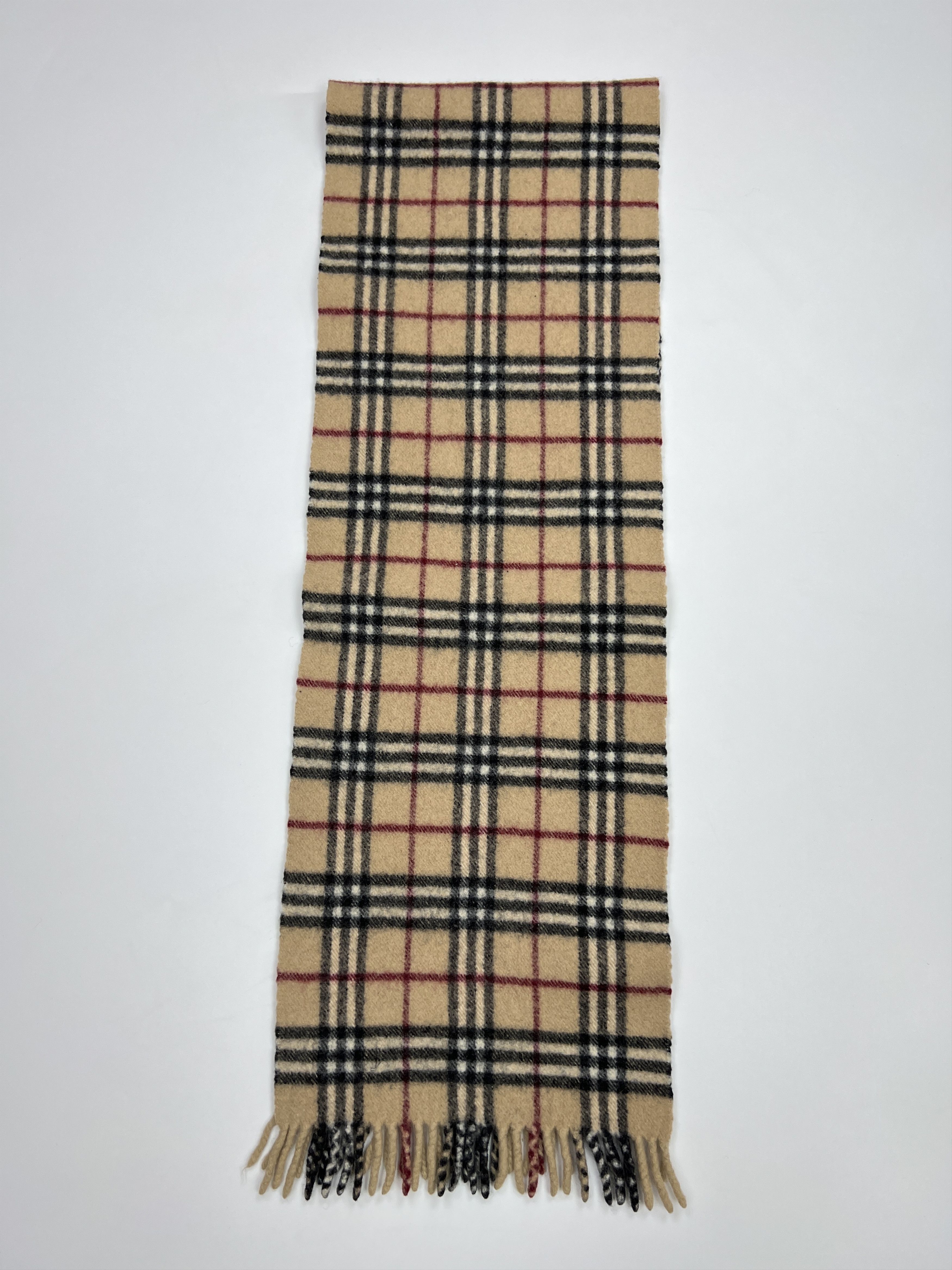 Burberry Vintage Burberry Nova Check Wool Scarf Size ONE SIZE - 3 Thumbnail