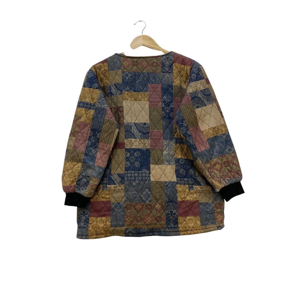 Japanese Brand 🔥Vintage Apricot Pachtwork Quilted Jacket Size M / US 6-8 / IT 42-44 - 2 Thumbnail