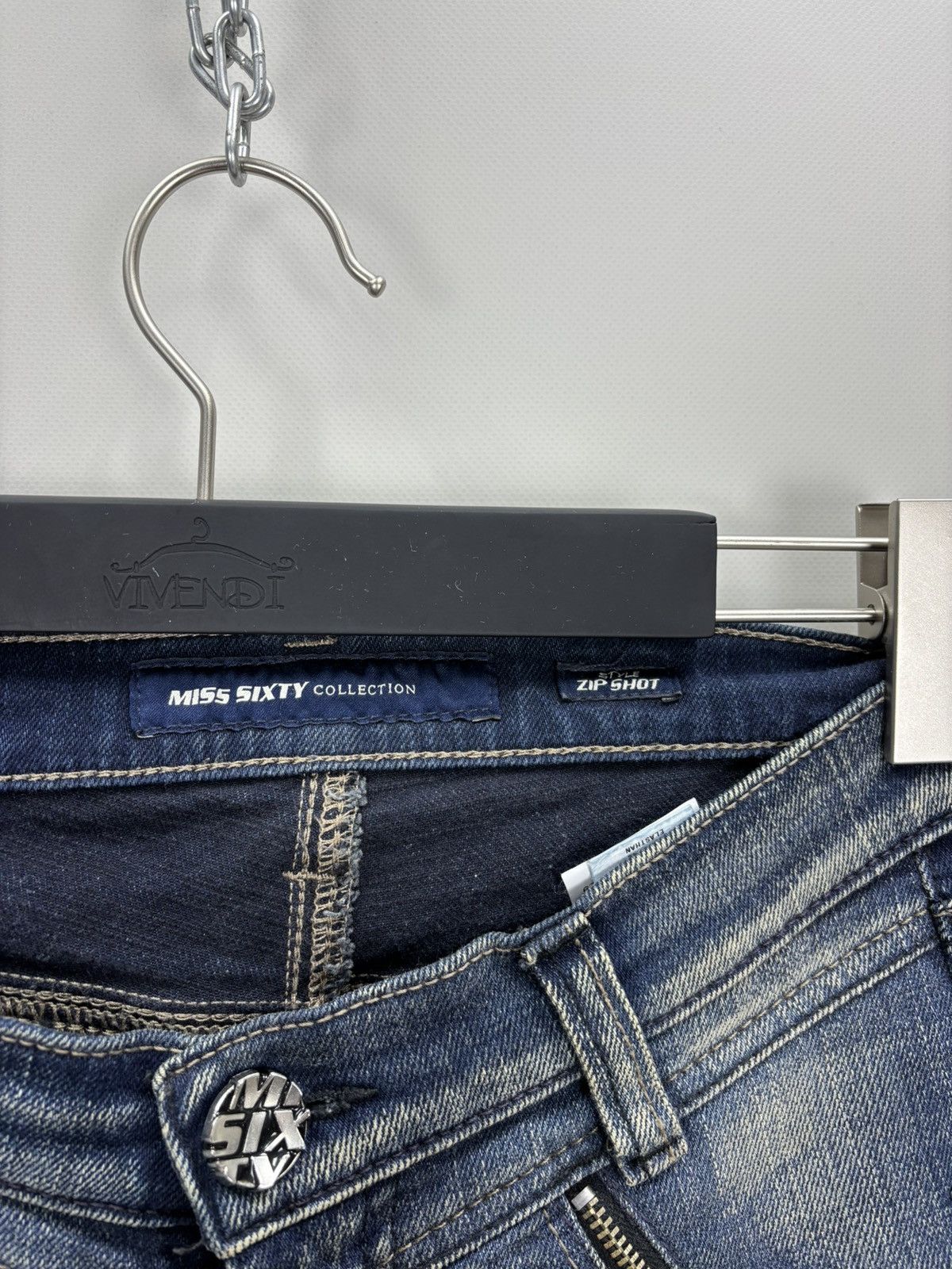 Miss Sixty Womens jeans Y2k Miss Sixty Size 27 Color Blue Size 24" / US 00 / IT 34 - 5 Thumbnail