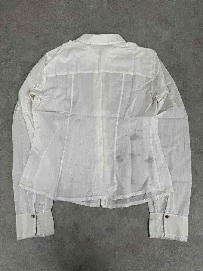 Marithe + Francois Girbaud 2000s Marithé + François Girbaud Stars White Shirt Size US S / EU 44-46 / 1 - 4 Thumbnail