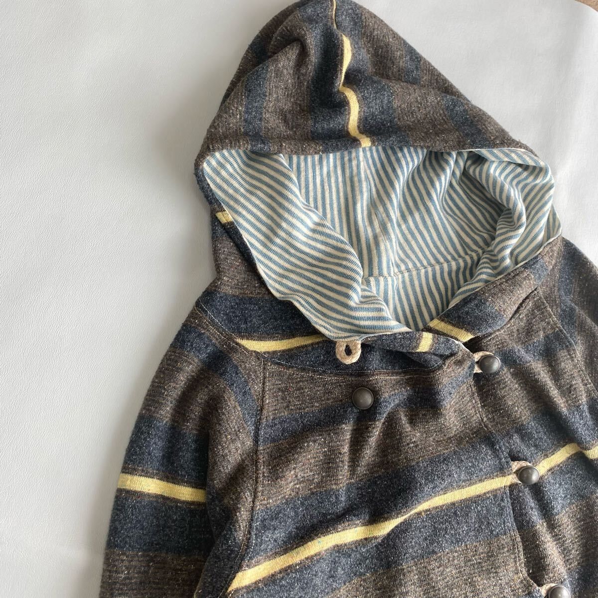 Kapital 2 TONES Reversible Blanket Liberty Striped buttons up hoodie Size US S / EU 44-46 / 1 - 6 Thumbnail
