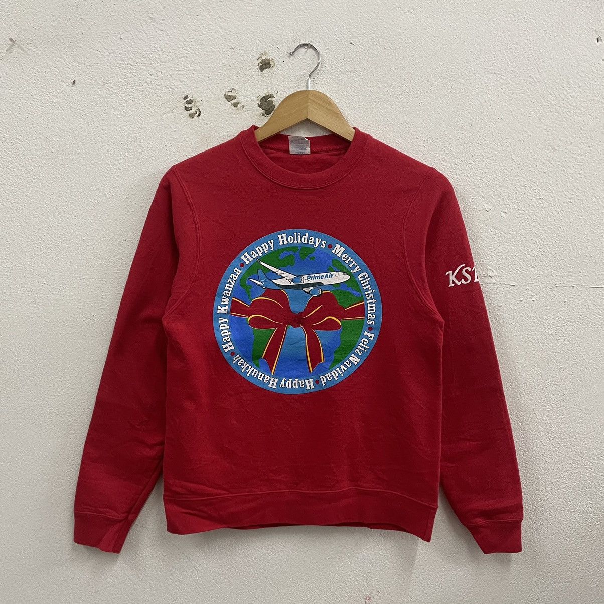 Vintage 🔥Vintage Merry Christmas Big Image Design Sweatshirt Size US XXS / EU 40 - 1 Thumbnail