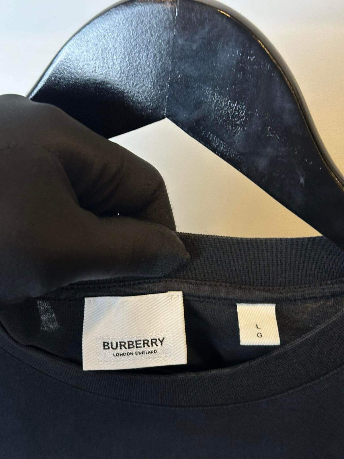 Burberry BURBERRY LOGO TB BLACK T SHIRT Size US L / EU 52-54 / 3 - 4 Thumbnail