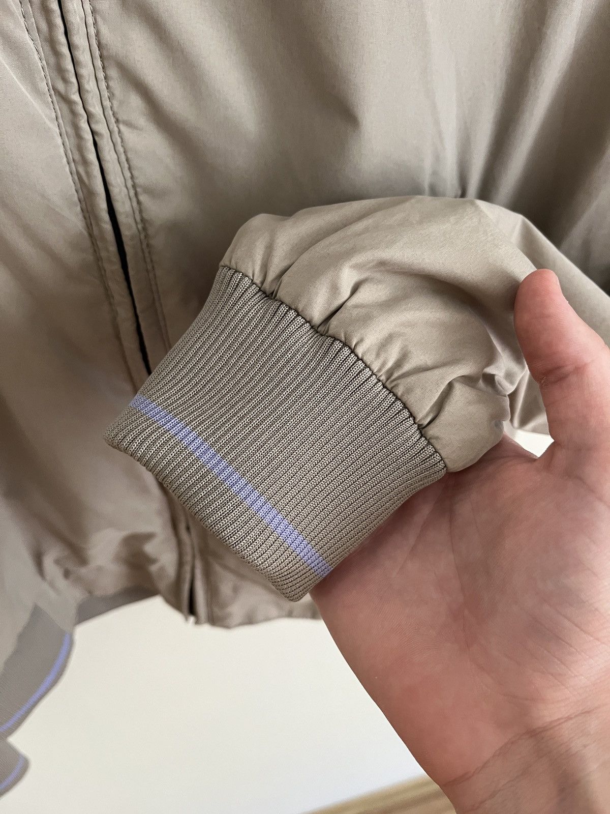Versace Versace Collection Taupe Bomber Jacket - Size 48 Size M / US 6-8 / IT 42-44 - 7 Thumbnail