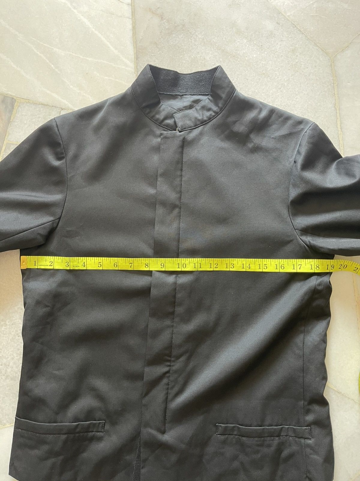 Yohji Yamamoto Yohji Yamamoto Mandarin Collar Crop Jacket 10 Size US M / EU 48-50 / 2 - 13 Thumbnail