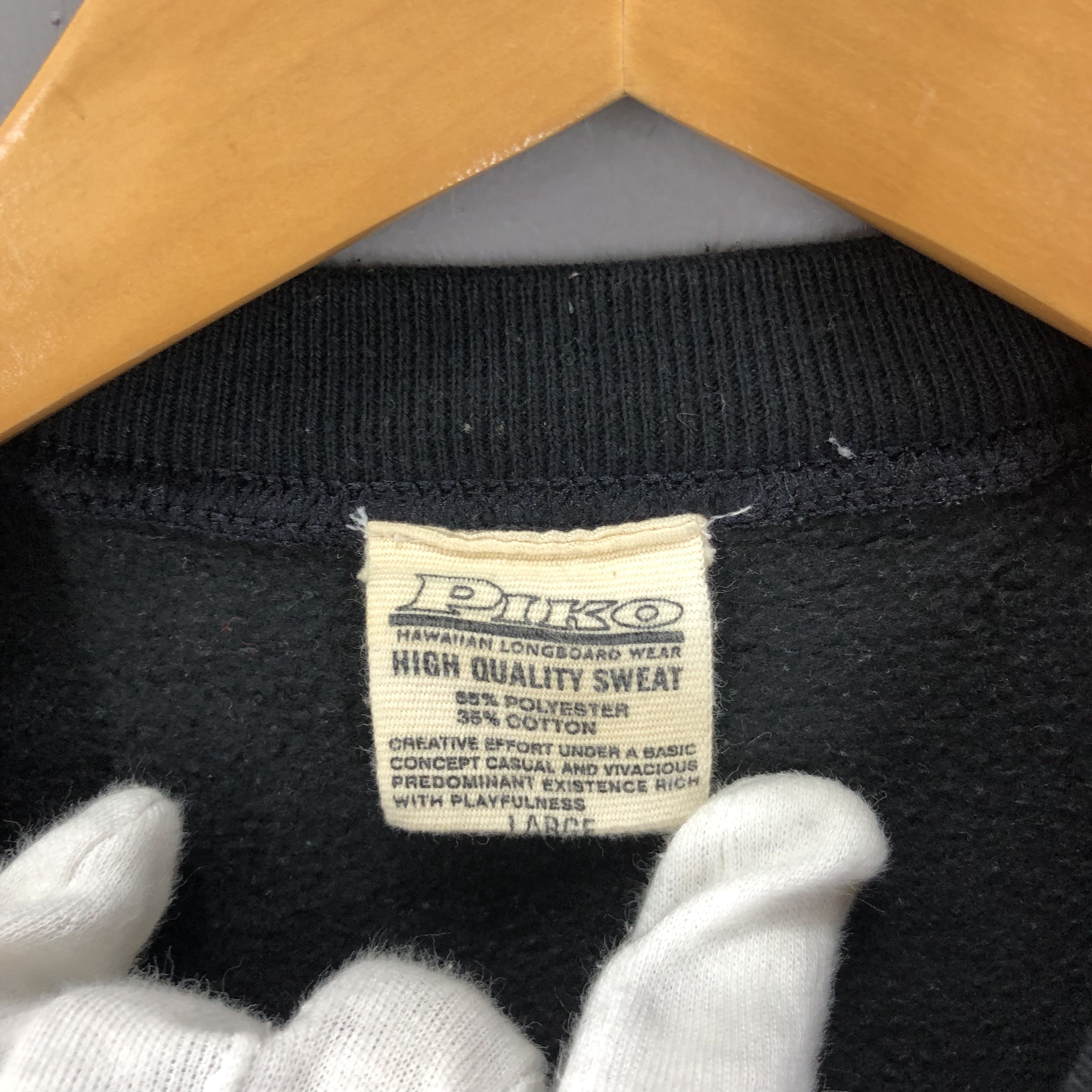 Vintage Vintage PIKO HAWAIIAN LONGBOARD Sweatshirt #1674/05 Size US M / EU 48-50 / 2 - 6 Thumbnail