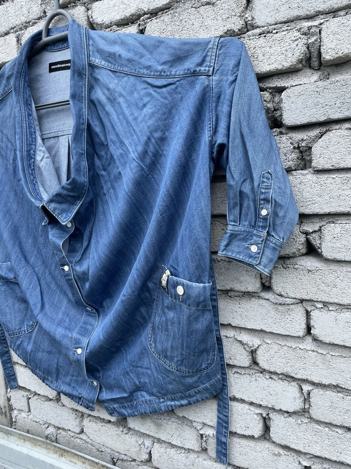 Issey Miyake × mercibeaucoup Mercibeaucorp Indigo Dye Baggy Hype Jacket Size S / US 4 / IT 40 - 4 Thumbnail