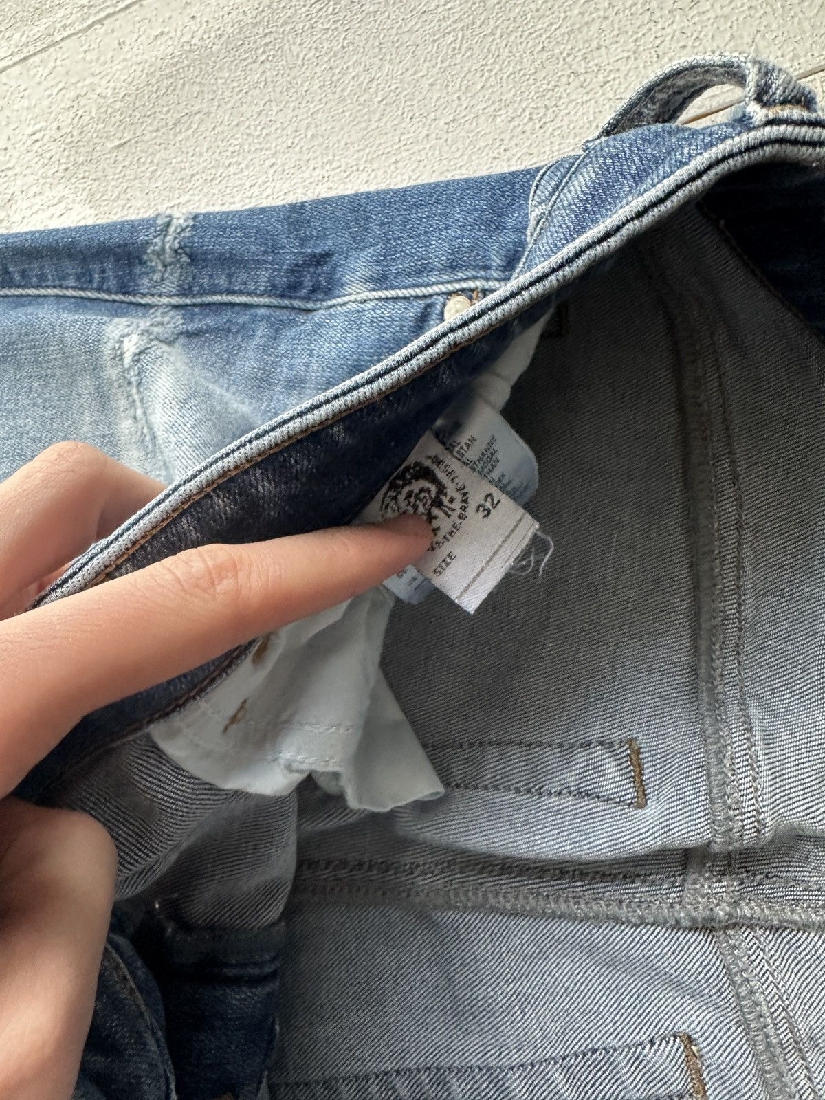 Diesel 🚨 DIESEL IFSIXWASNINE JEANS DENIM RARE Y2K FIT GOTHIC PUNK Size 31" - 8 Thumbnail